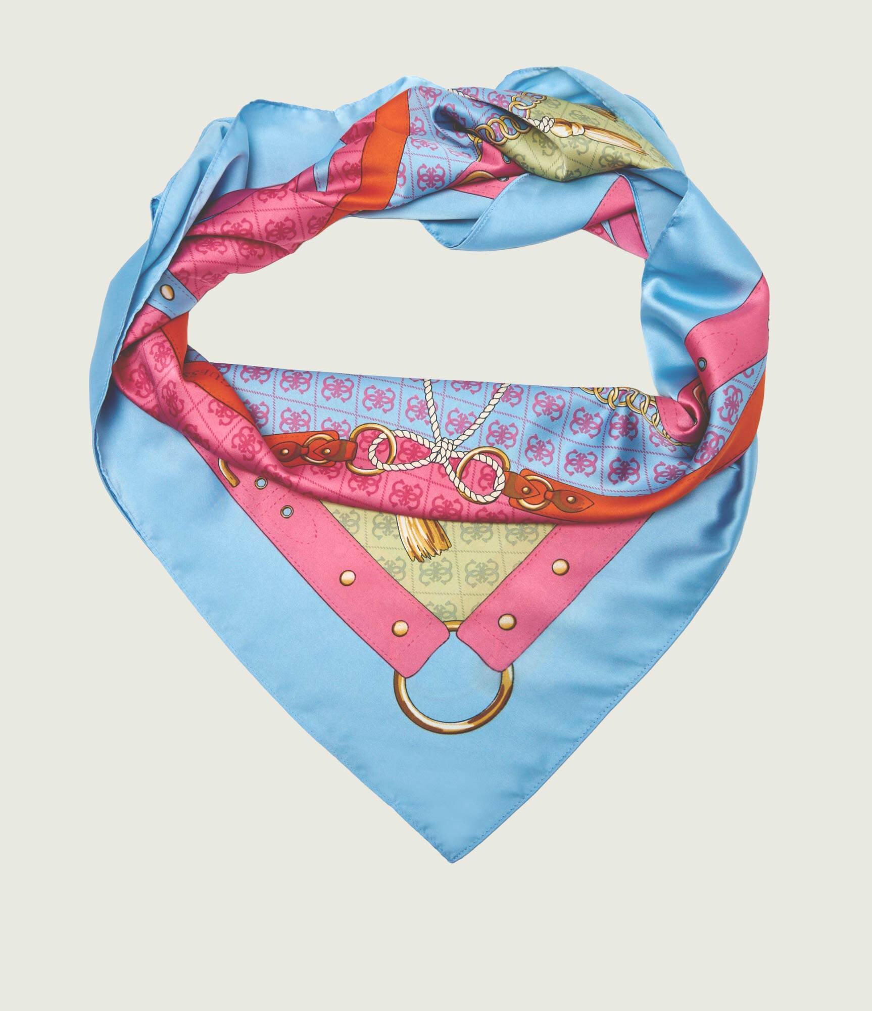 Guess De satin eșarfă KEFIAH