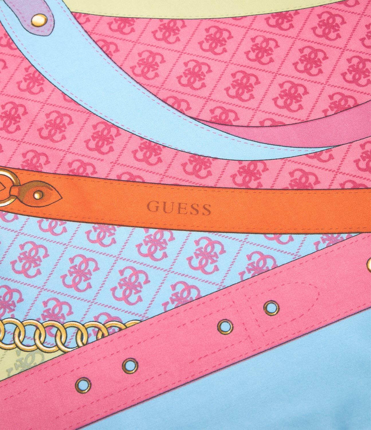 Guess De satin eșarfă KEFIAH