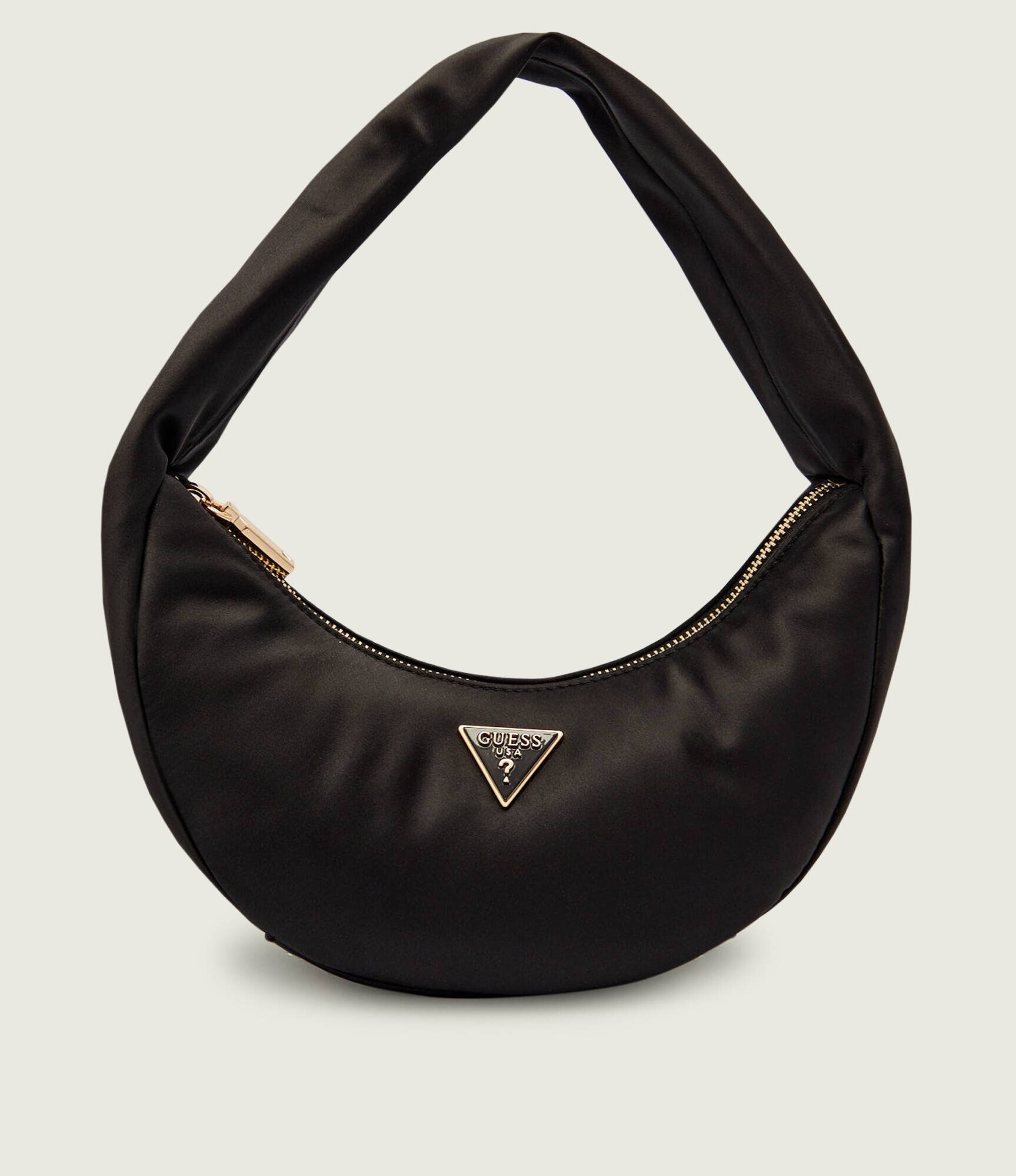 Guess De satin geantă pe umăr SUNETRA MINI