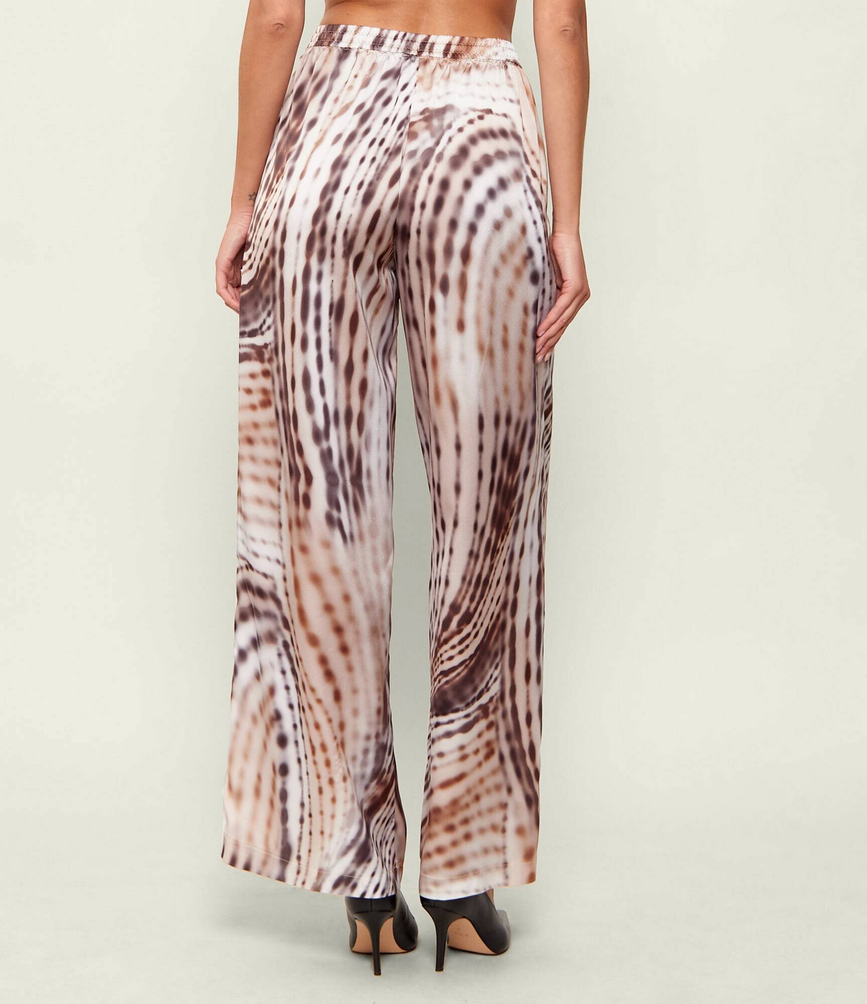 Guess De satin pantaloni Ines | flare fit