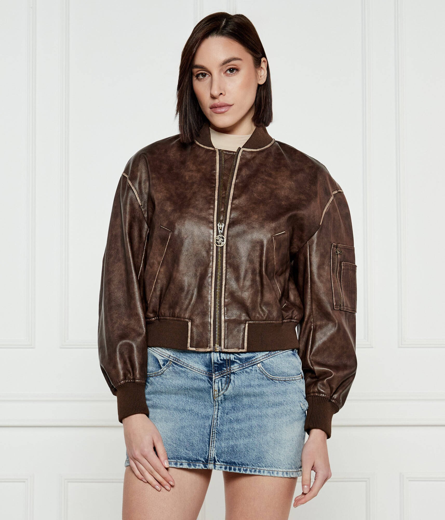 Guess Geacă bomber ANGELIQUE | Regular Fit