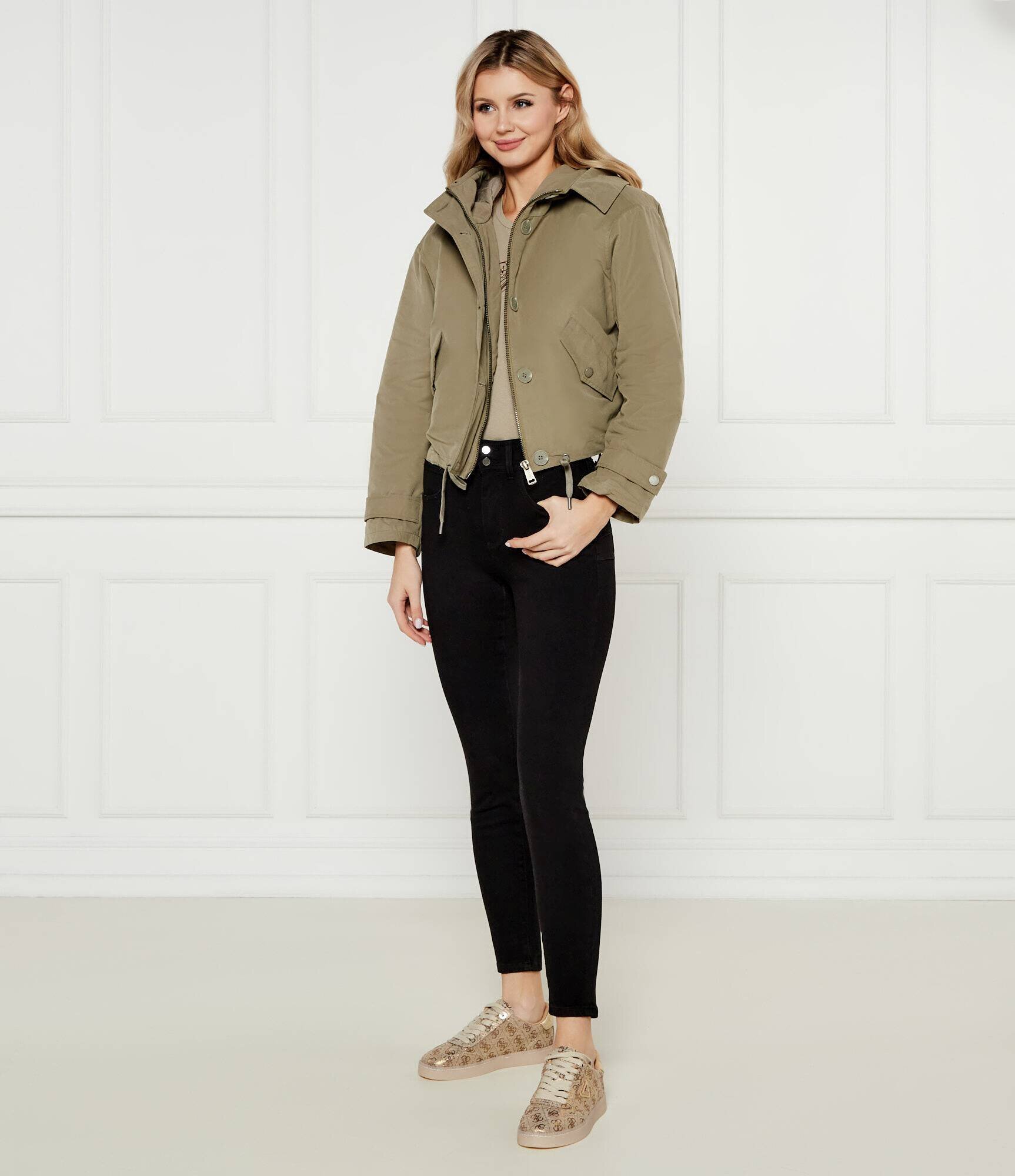 Guess Geacă NORA | Cropped Fit