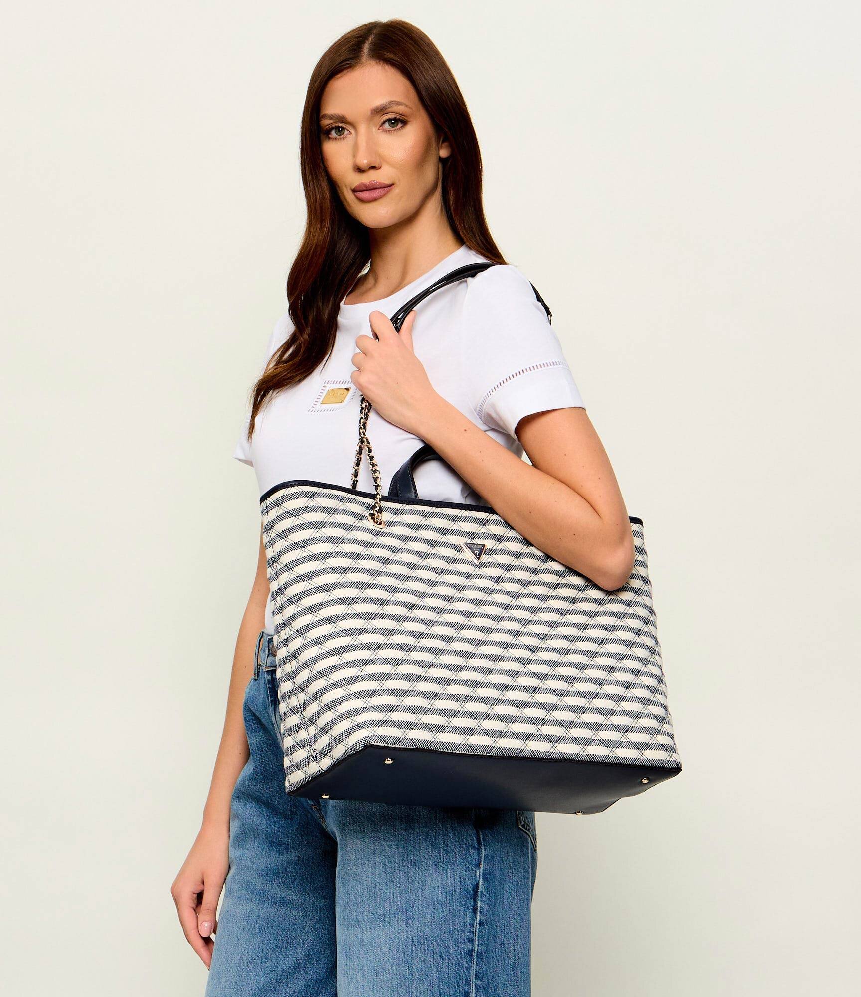 Guess Geantă shopper 2 în 1 GIULLY II