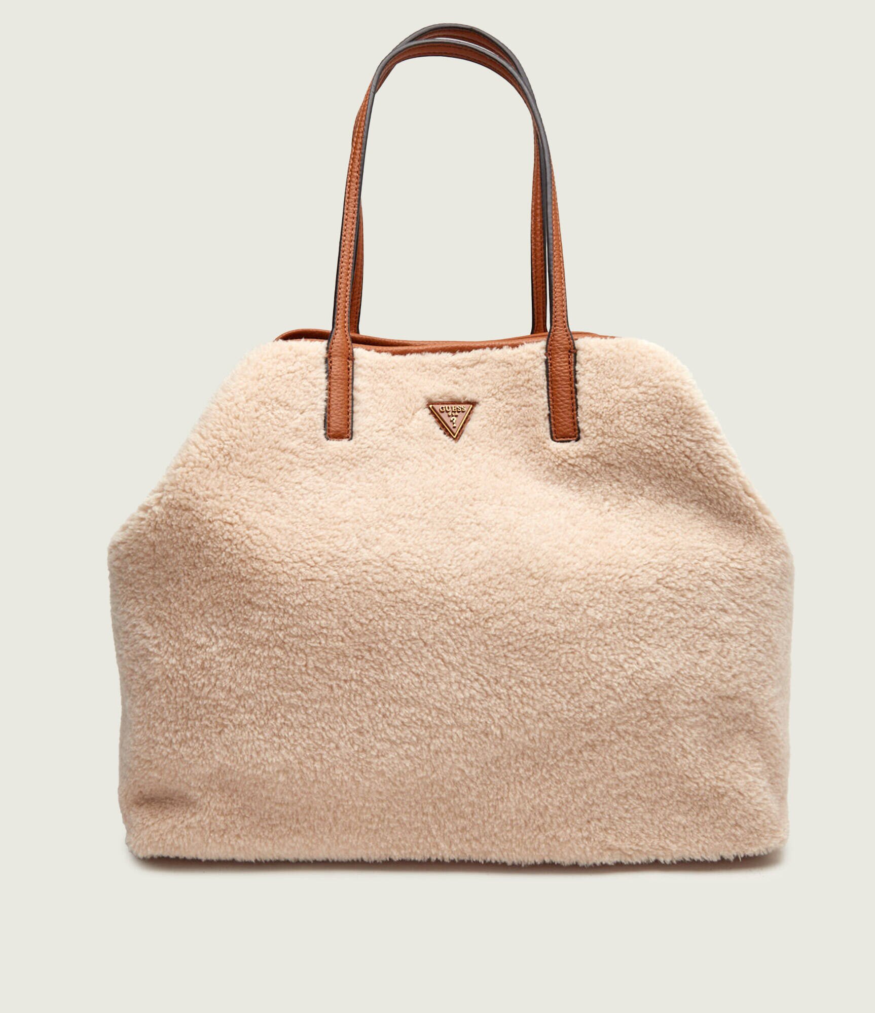 Guess Geantă shopper 2 în 1 VICTTORIA | shearling