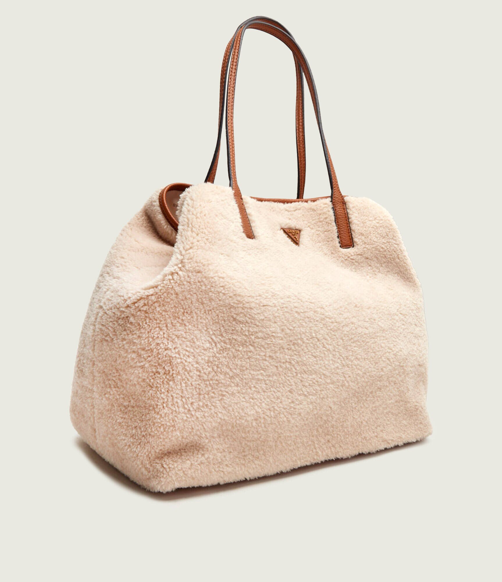 Guess Geantă shopper 2 în 1 VICTTORIA | shearling