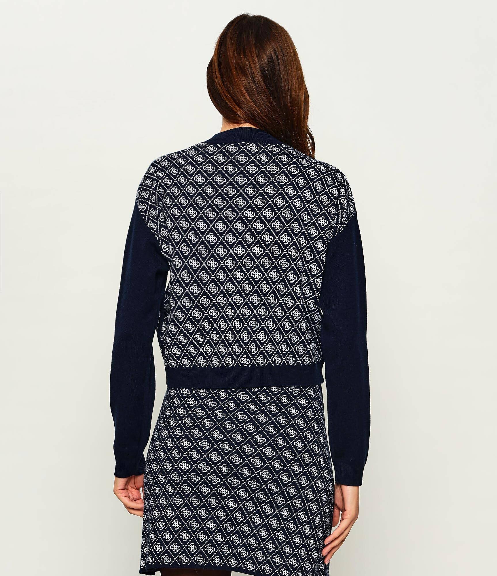 Guess Guler înalt AUBREY | Loose fit cu adaos de lână