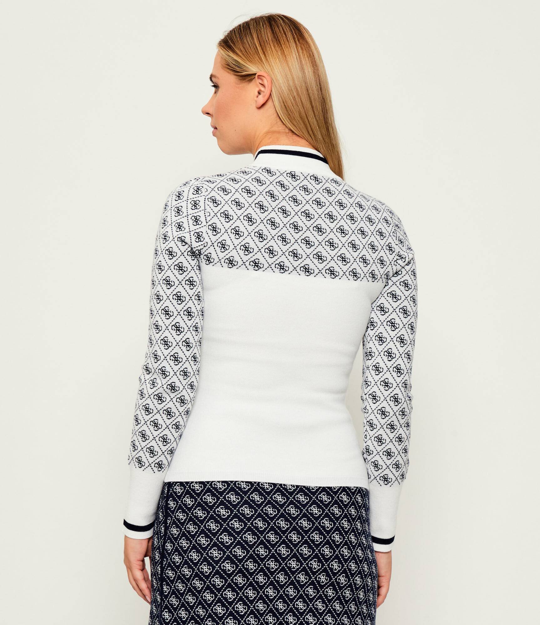 Guess Guler înalt AUBREY | Slim Fit cu adaos de lână