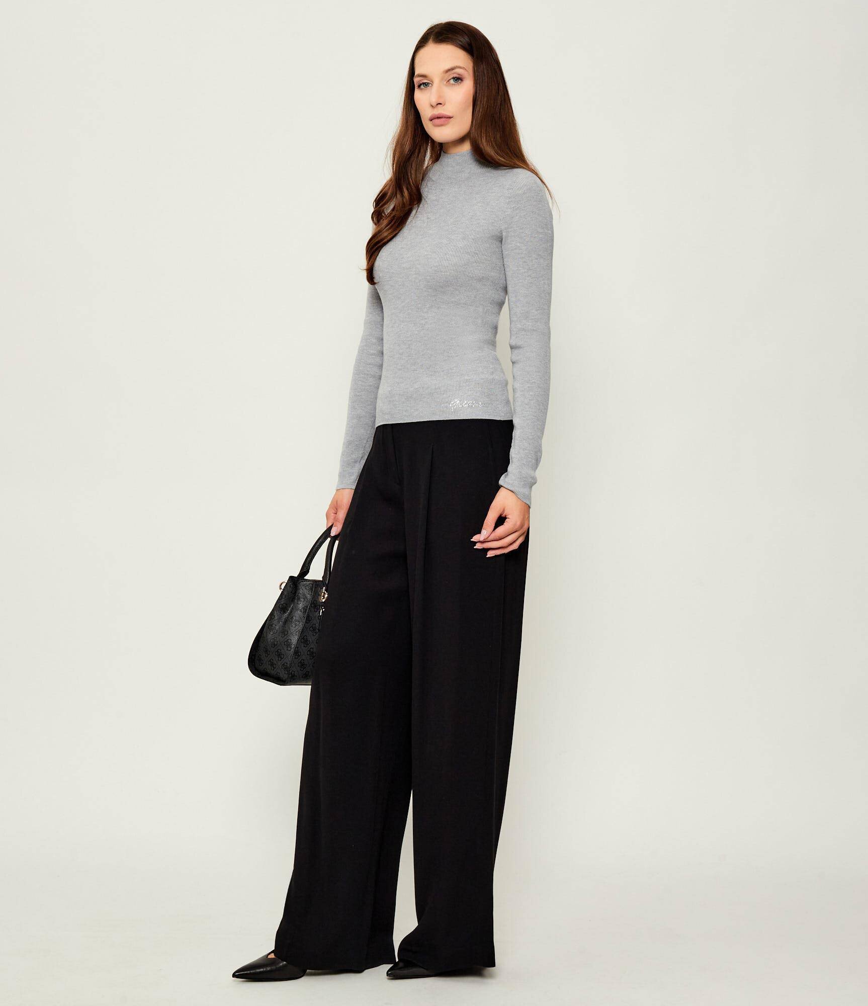 Guess Guler înalt JULIA | Slim Fit cu adaos de lână și cașmir