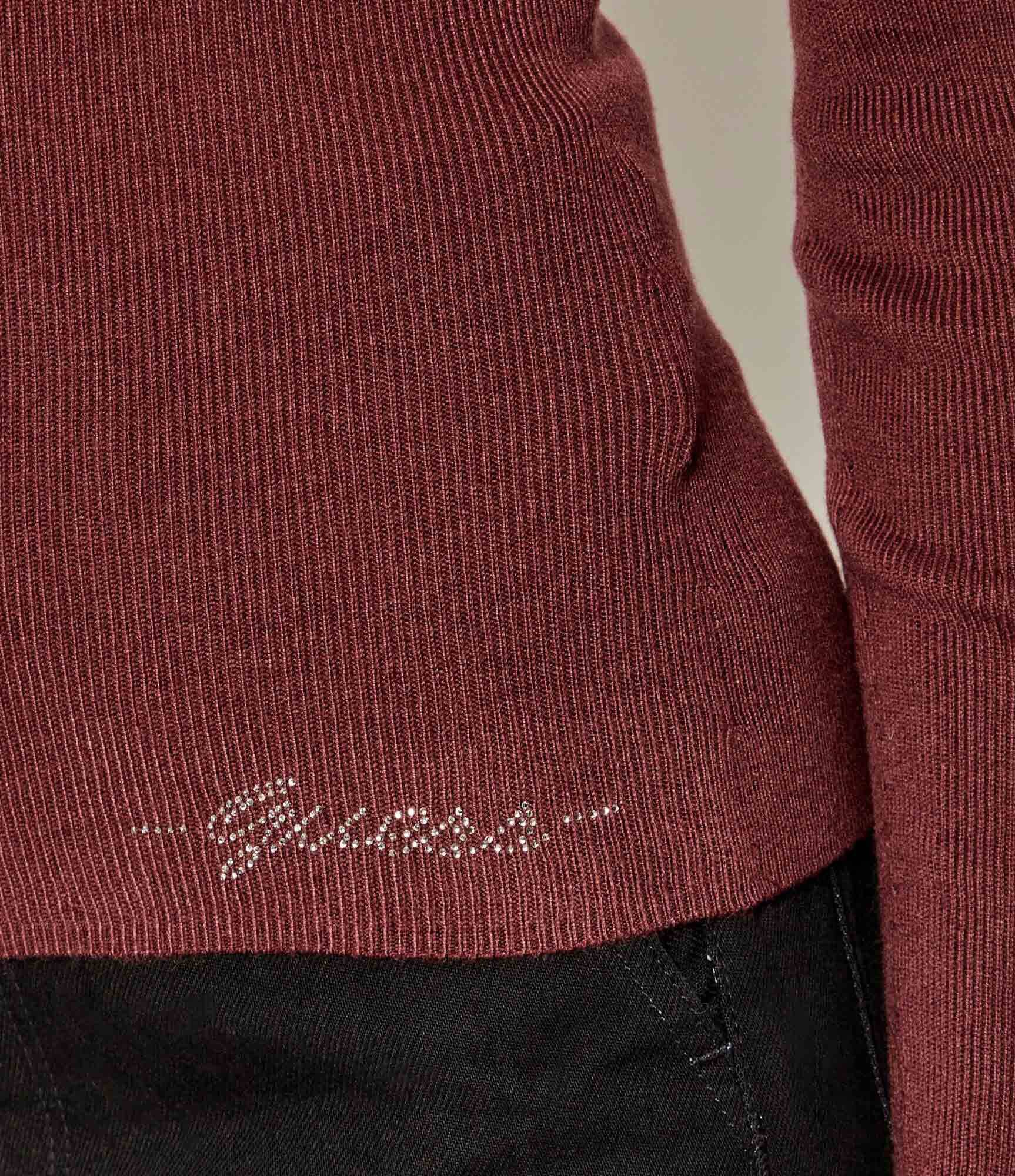 Guess Guler înalt JULIA | Slim Fit cu adaos de lână și cașmir