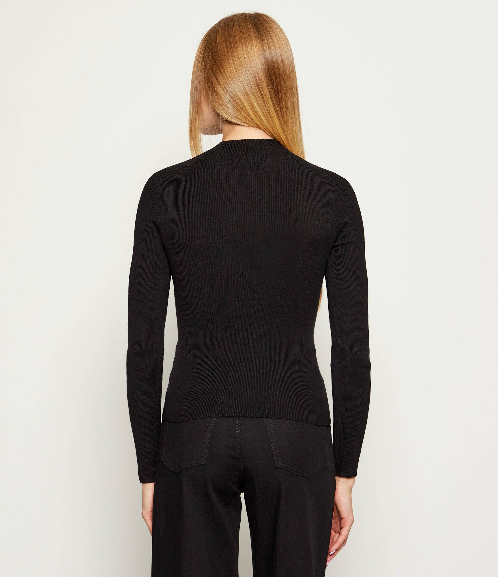 Guess Guler înalt JULIA | Slim Fit cu adaos de lână și cașmir