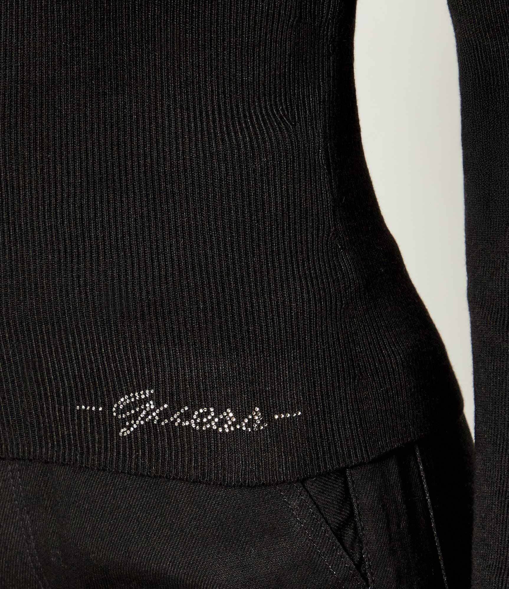 Guess Guler înalt JULIA | Slim Fit cu adaos de lână și cașmir