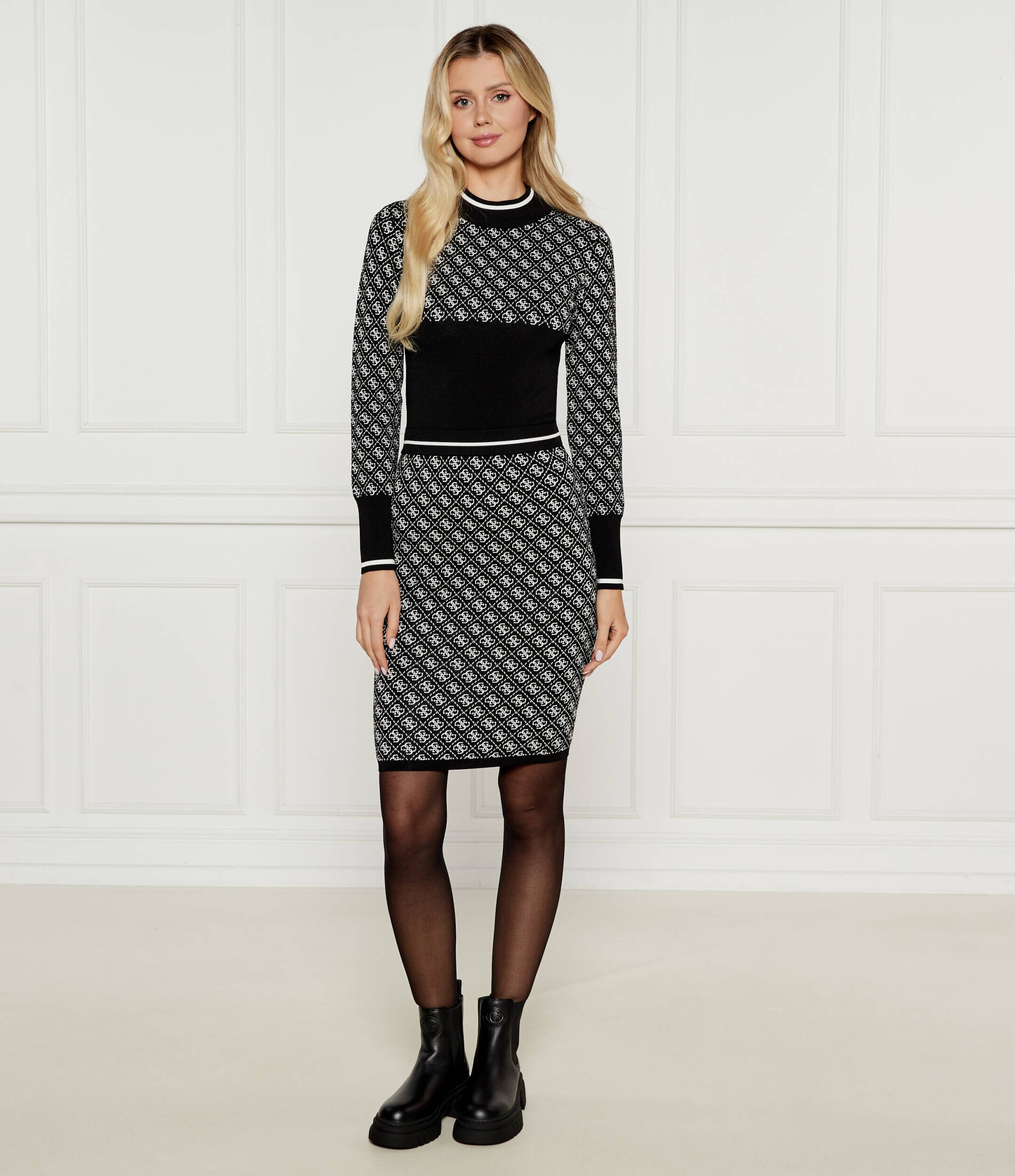 Guess Guler înalt | Slim Fit