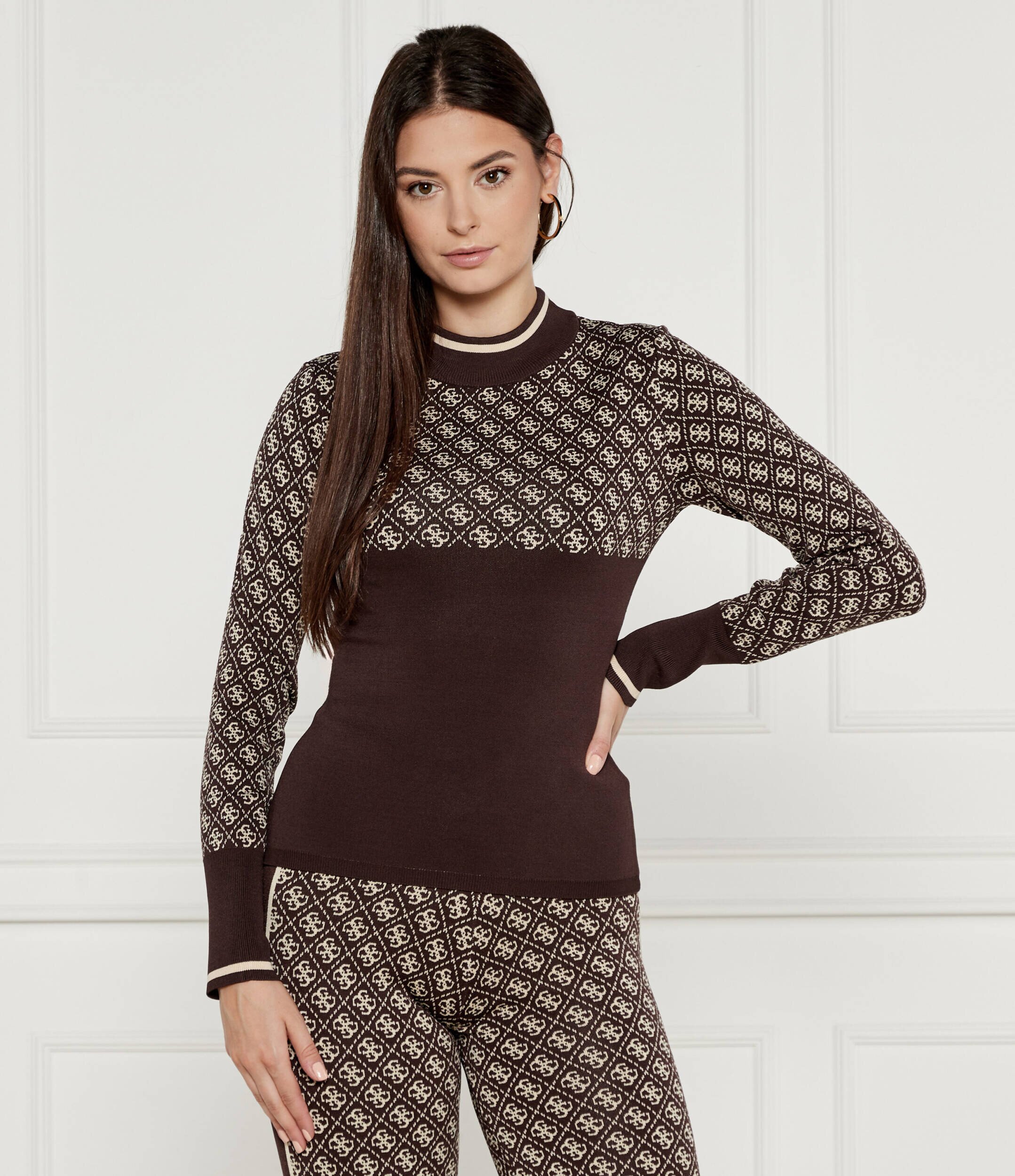 Guess Guler înalt | Slim Fit