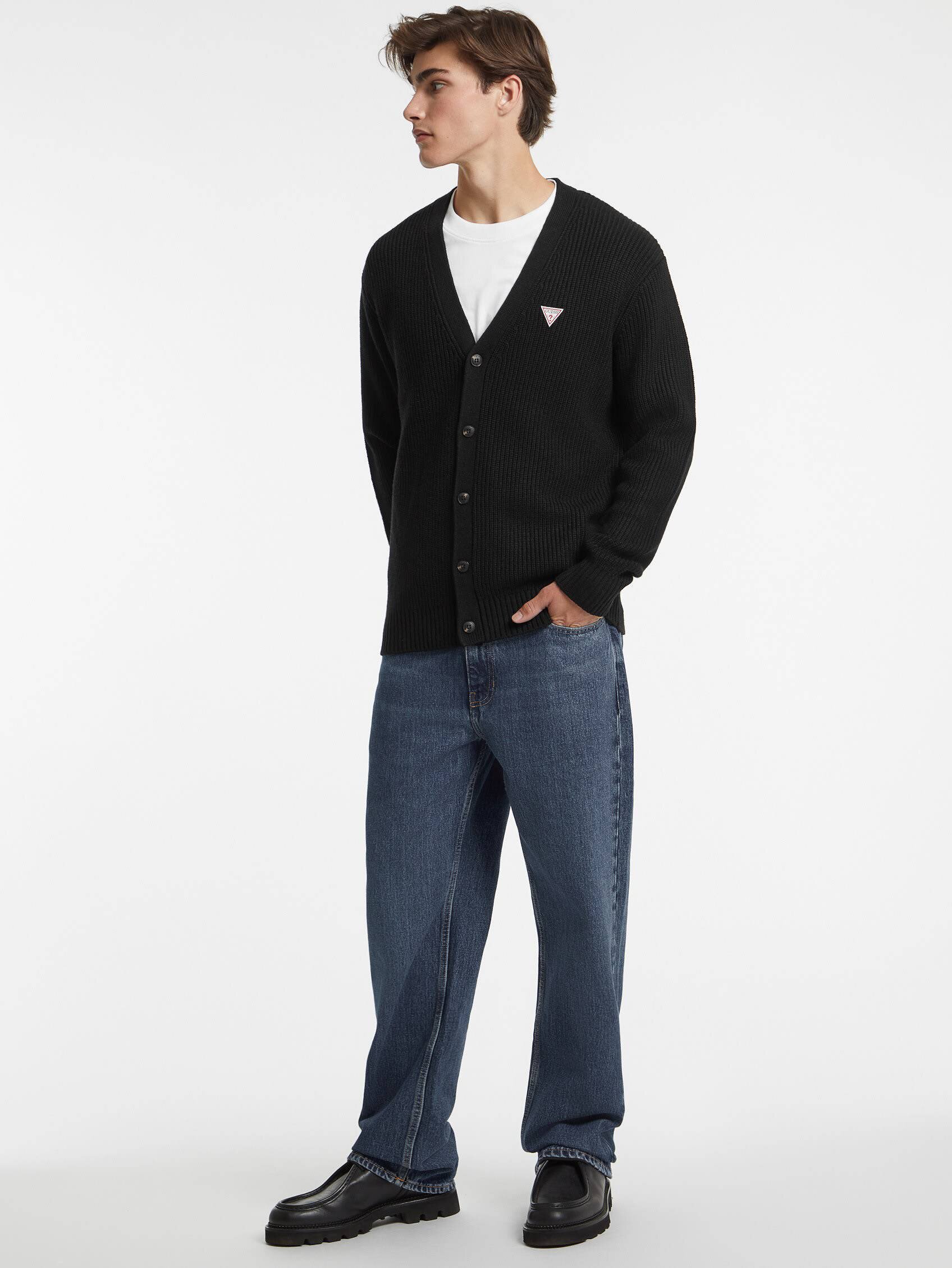 Guess Jeans Cardigan CARDI | Regular Fit cu adaos de lână