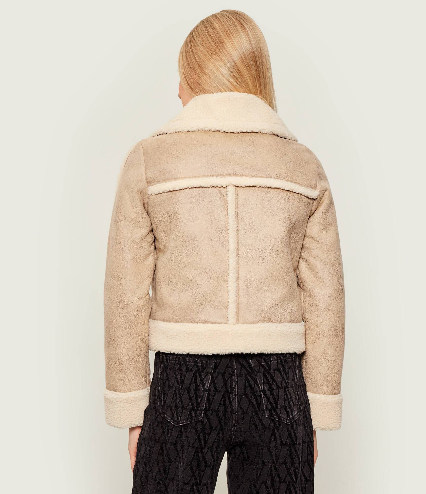 Guess Jeans Cojoc GJ FAUX | Cropped Fit | shearling