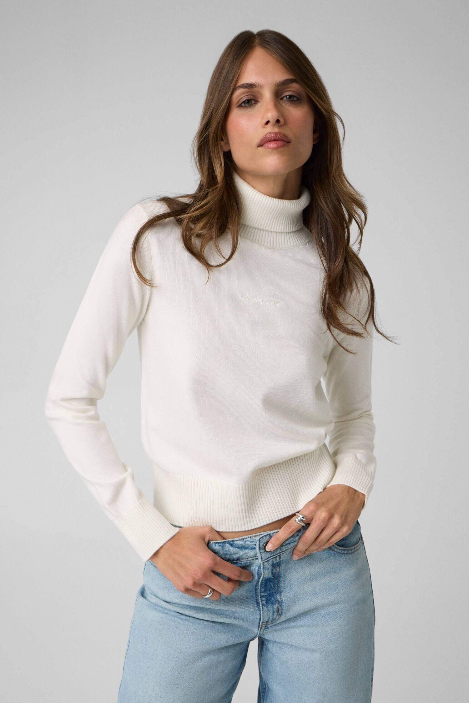 Guess Jeans Maletă | regular fit | cu adaos de mătase și lână