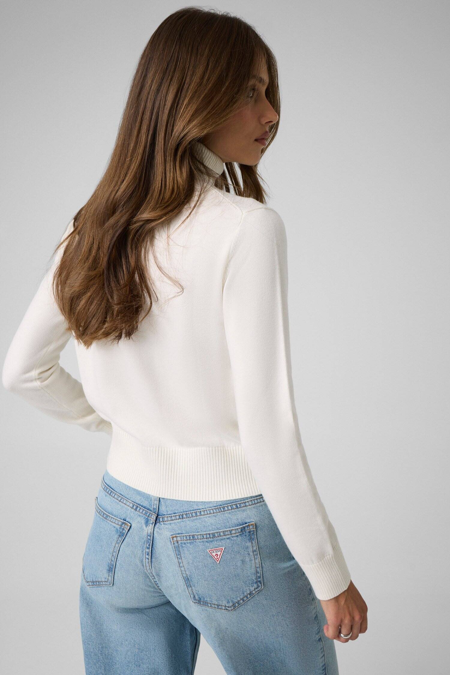Guess Jeans Maletă | regular fit | cu adaos de mătase și lână