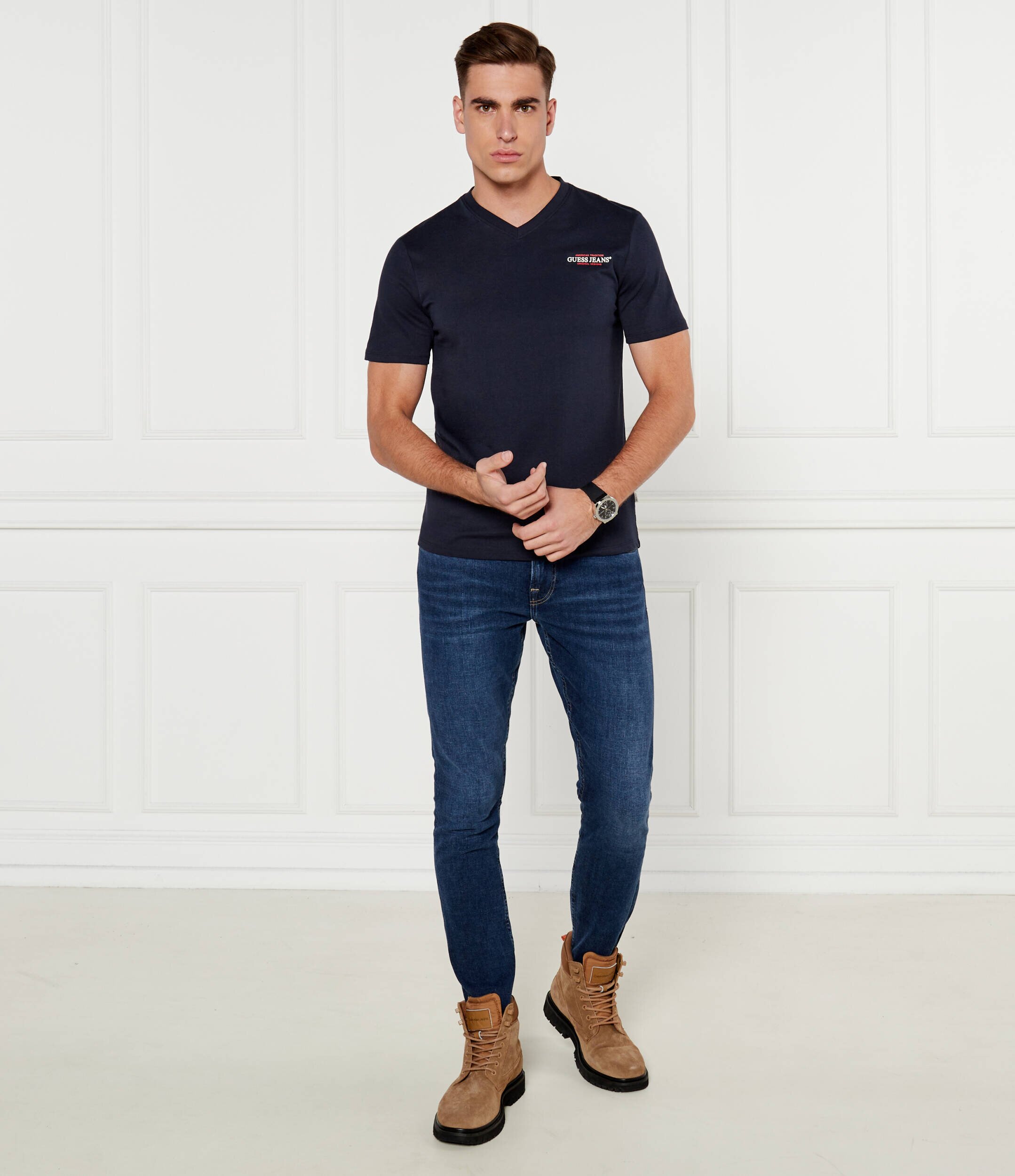 Guess Jeans Tricou AMERICAN | Slim Fit