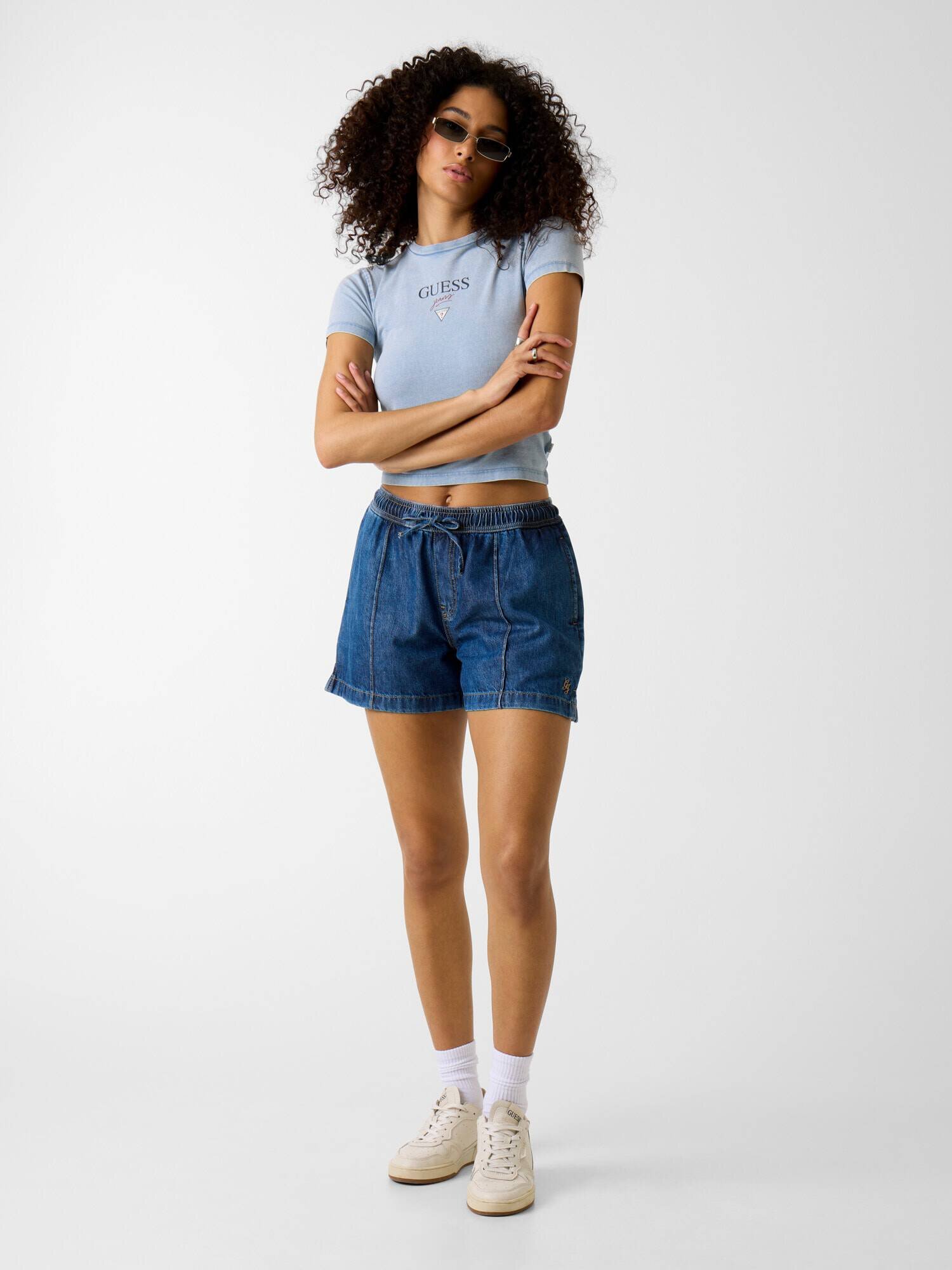 Guess Jeans Tricou Baby Baker | Cropped Fit