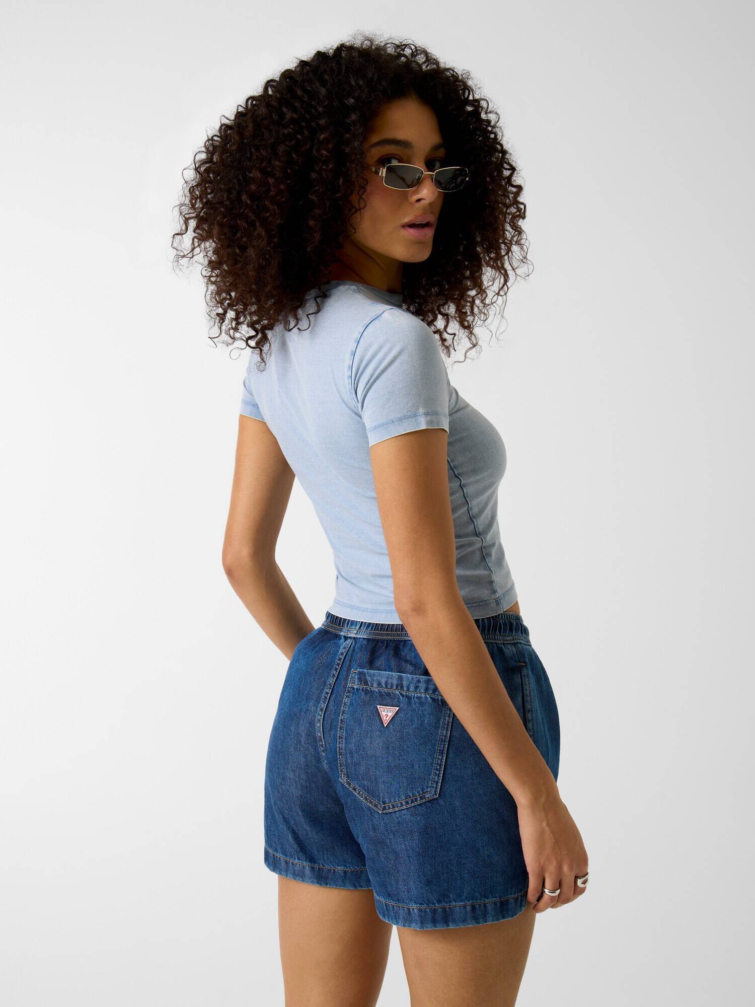 Guess Jeans Tricou Baby Baker | Cropped Fit