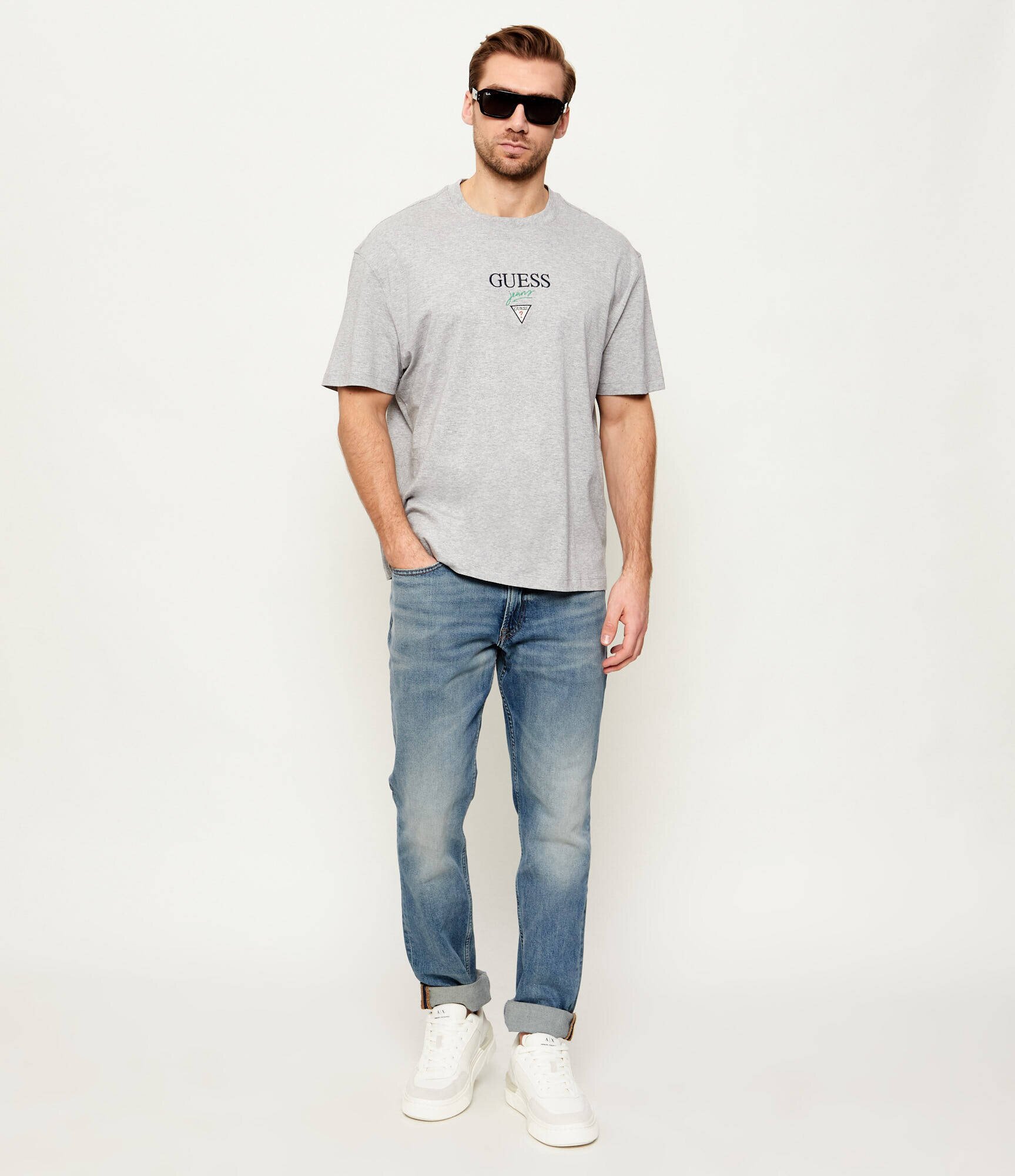 Guess Jeans Tricou BAKER | Oversize fit