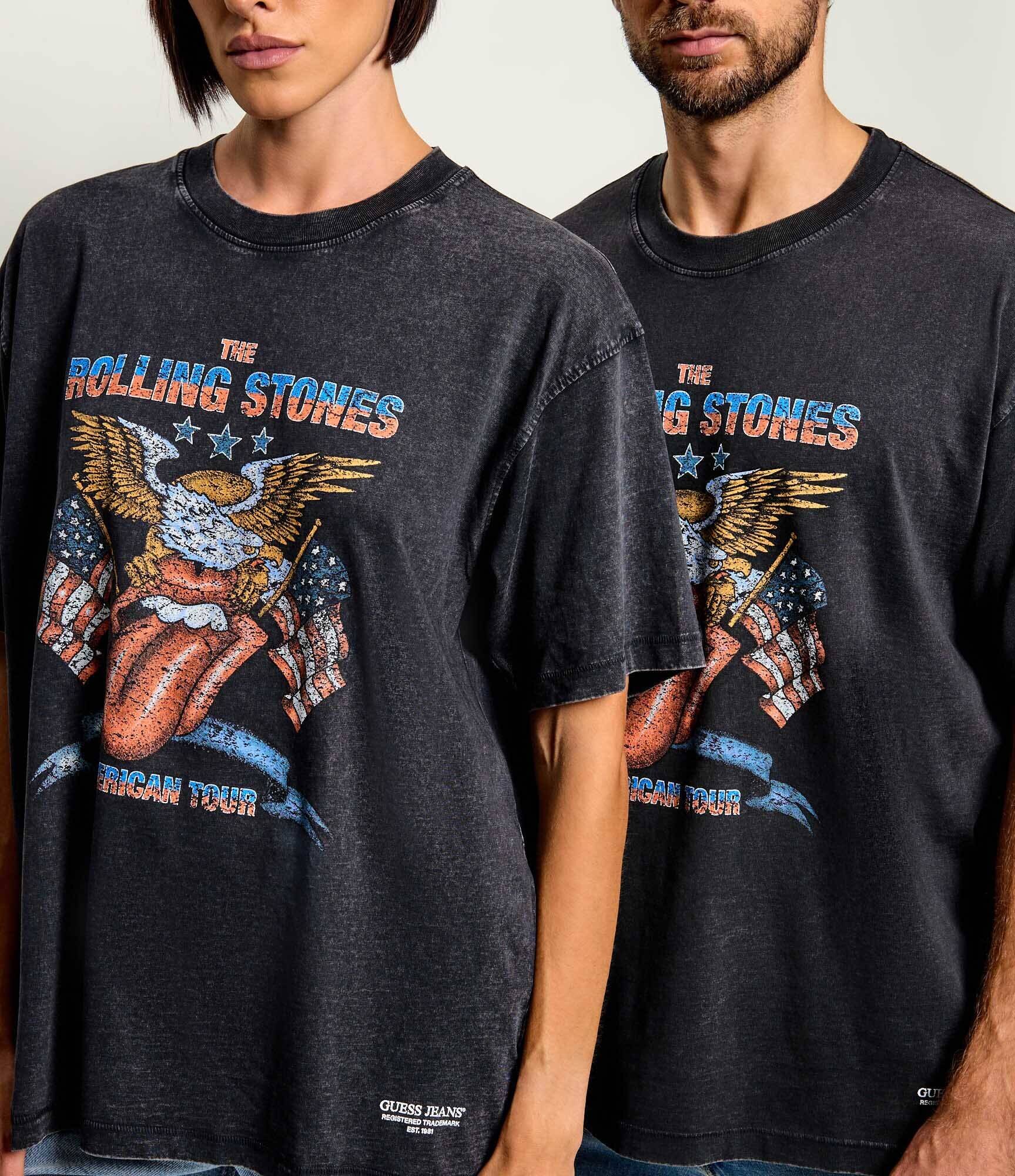 Guess Jeans Tricou Eagle | x The Rolling Stones | Oversize fit