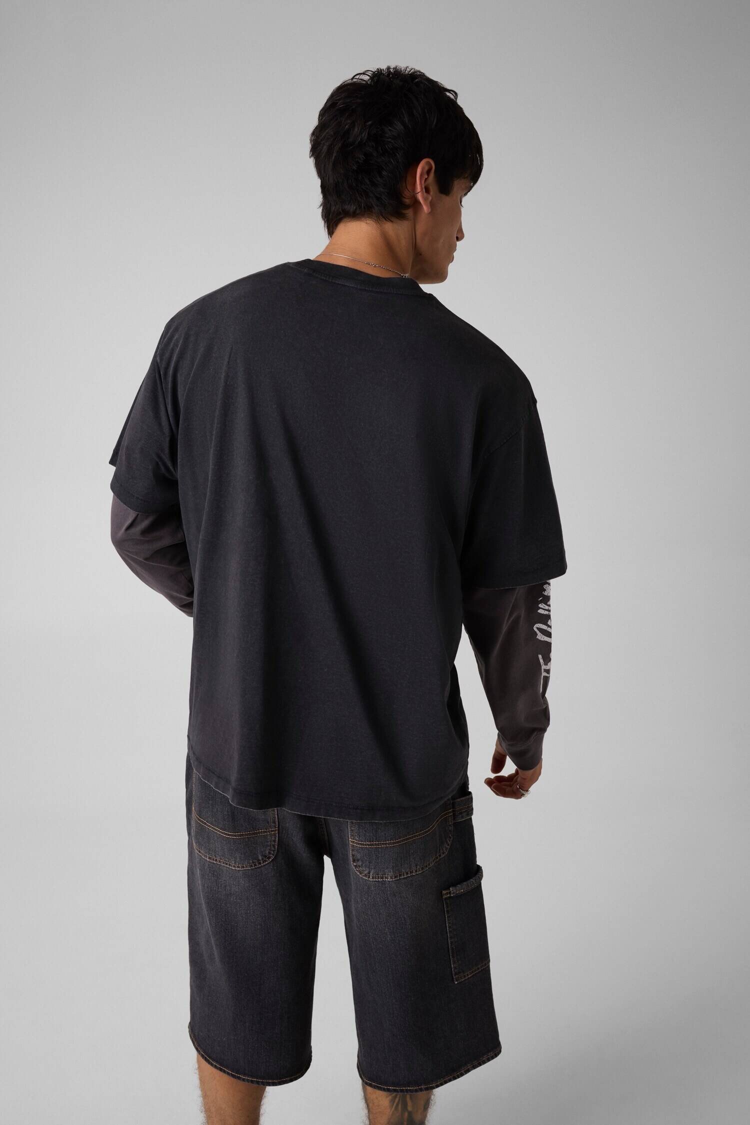 Guess Jeans Tricou Eagle | x The Rolling Stones | Oversize fit