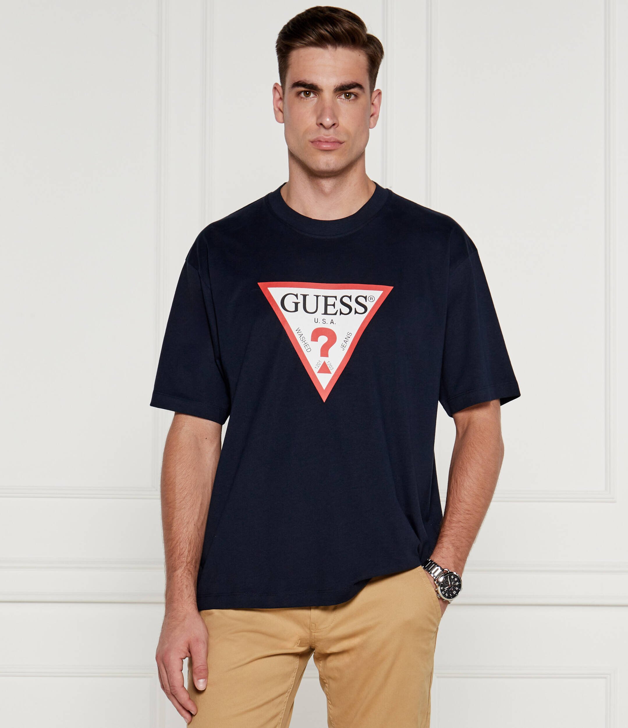Guess Jeans Tricou | Oversize fit