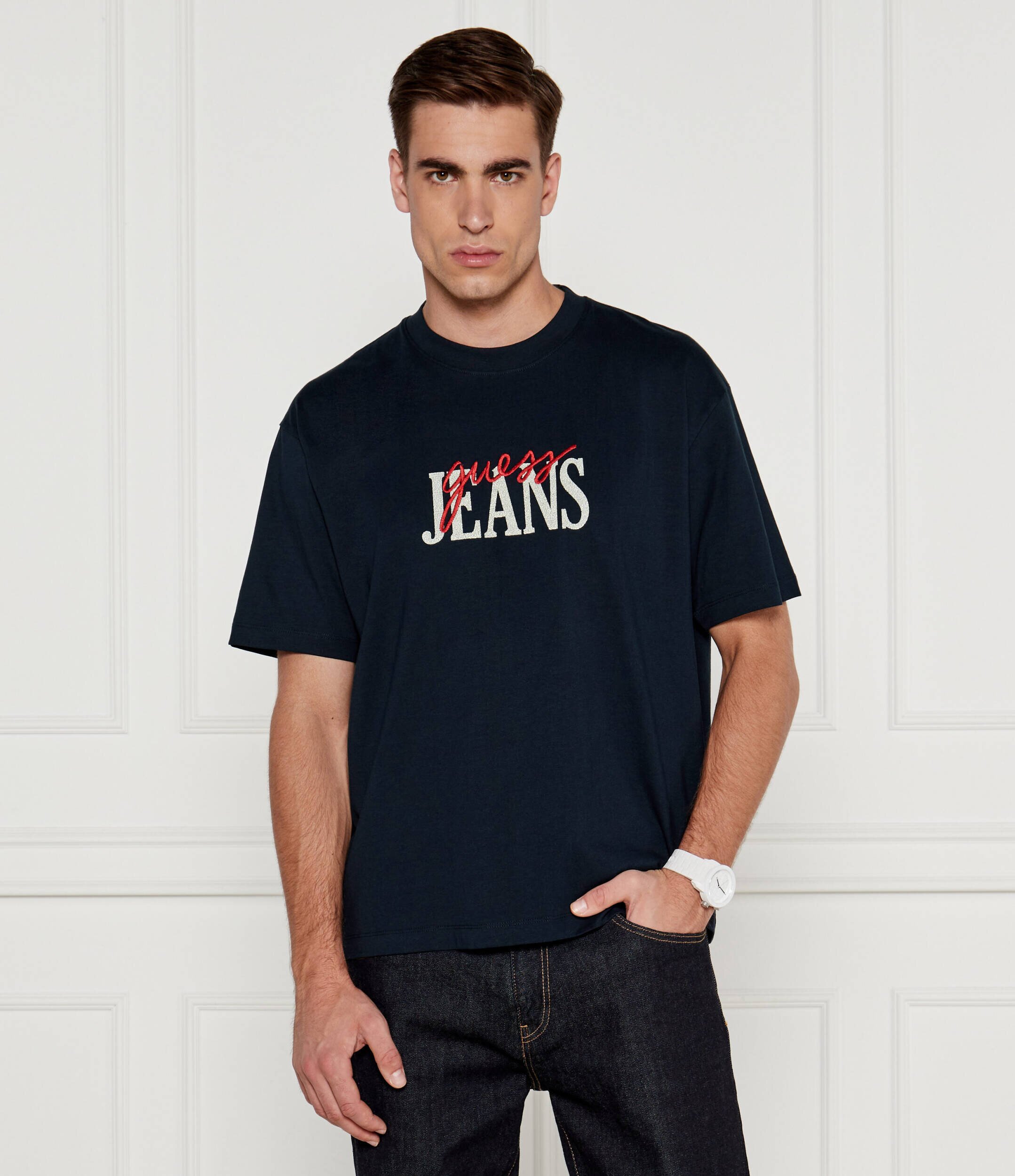 Guess Jeans Tricou | Oversize fit