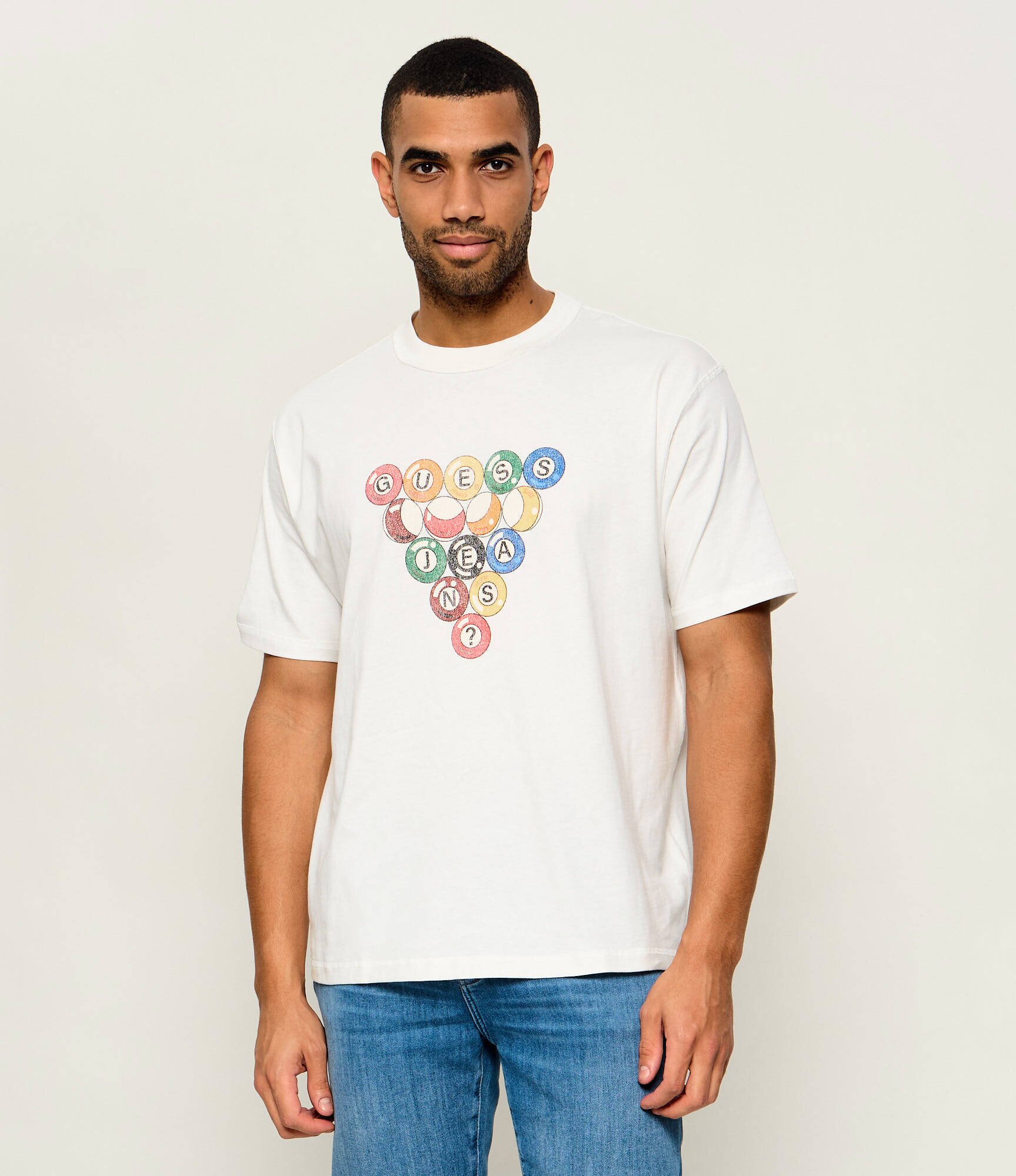 Guess Jeans Tricou Pool Ball | Oversize fit
