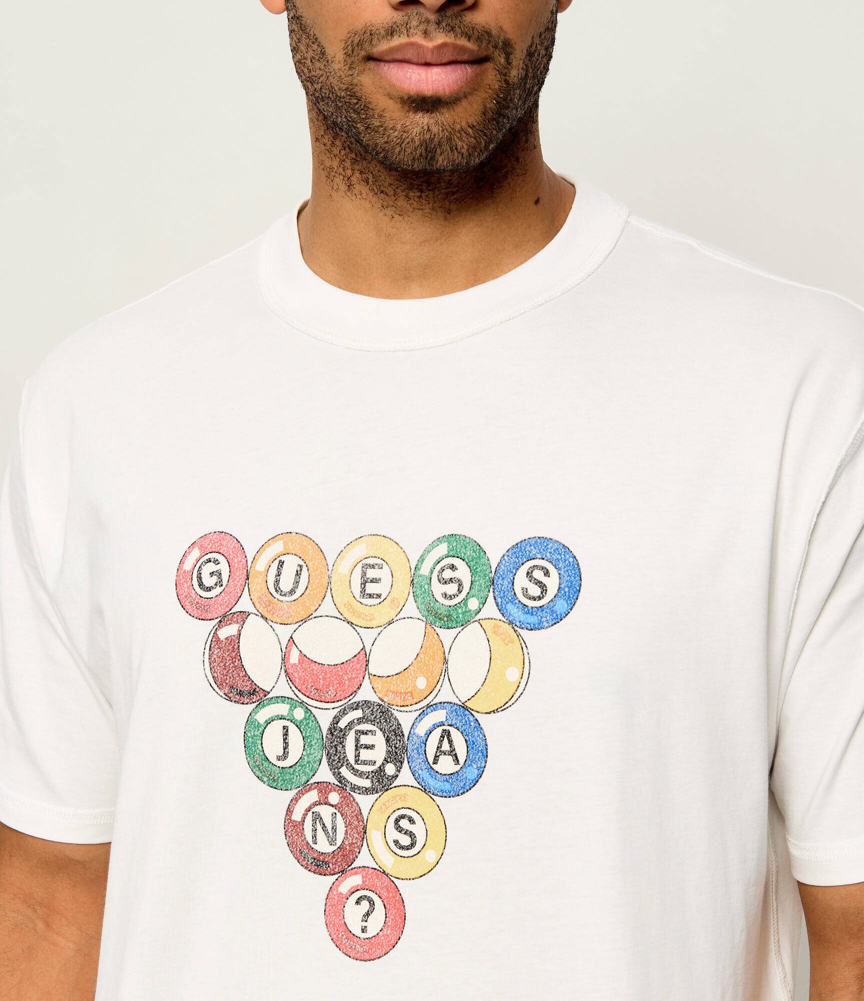 Guess Jeans Tricou Pool Ball | Oversize fit