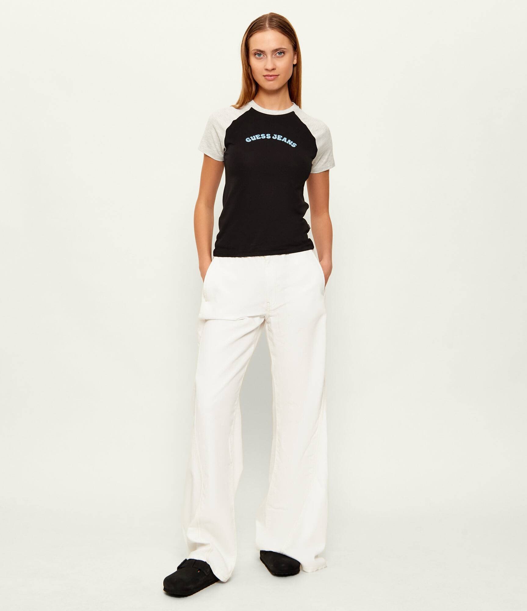 Guess Jeans Tricou RAGLAN | Slim Fit