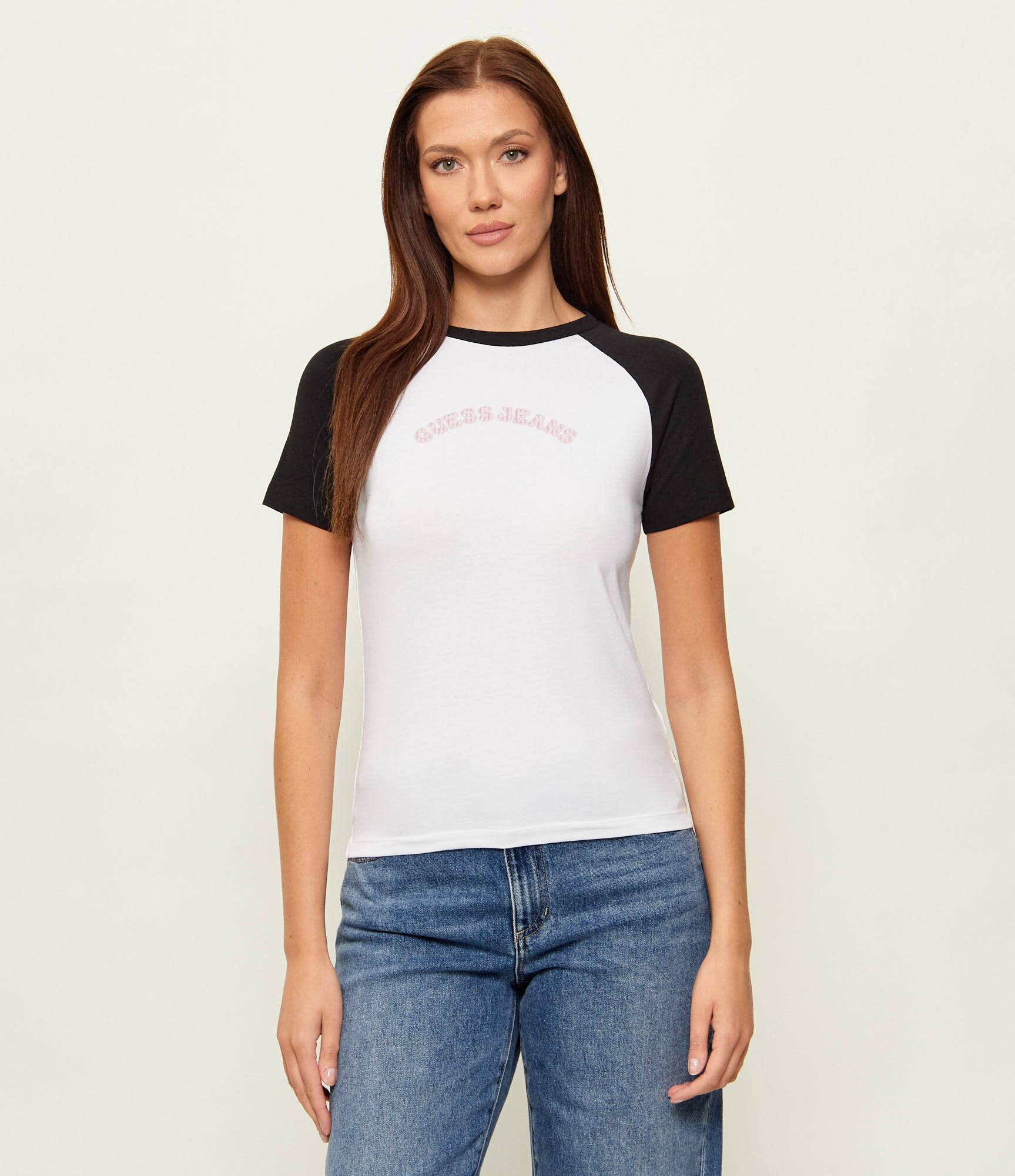 Guess Jeans Tricou RAGLAN | Slim Fit