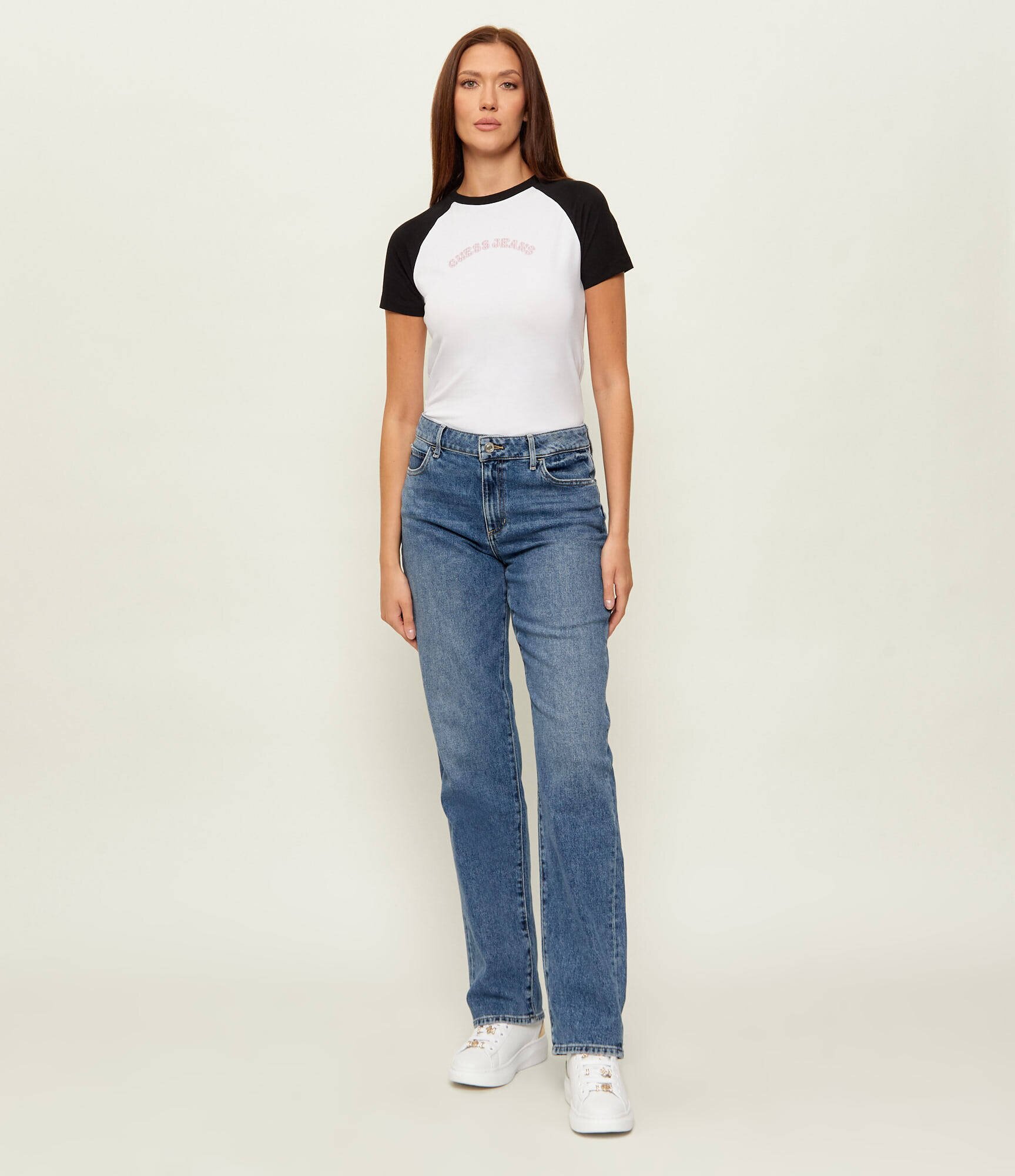 Guess Jeans Tricou RAGLAN | Slim Fit