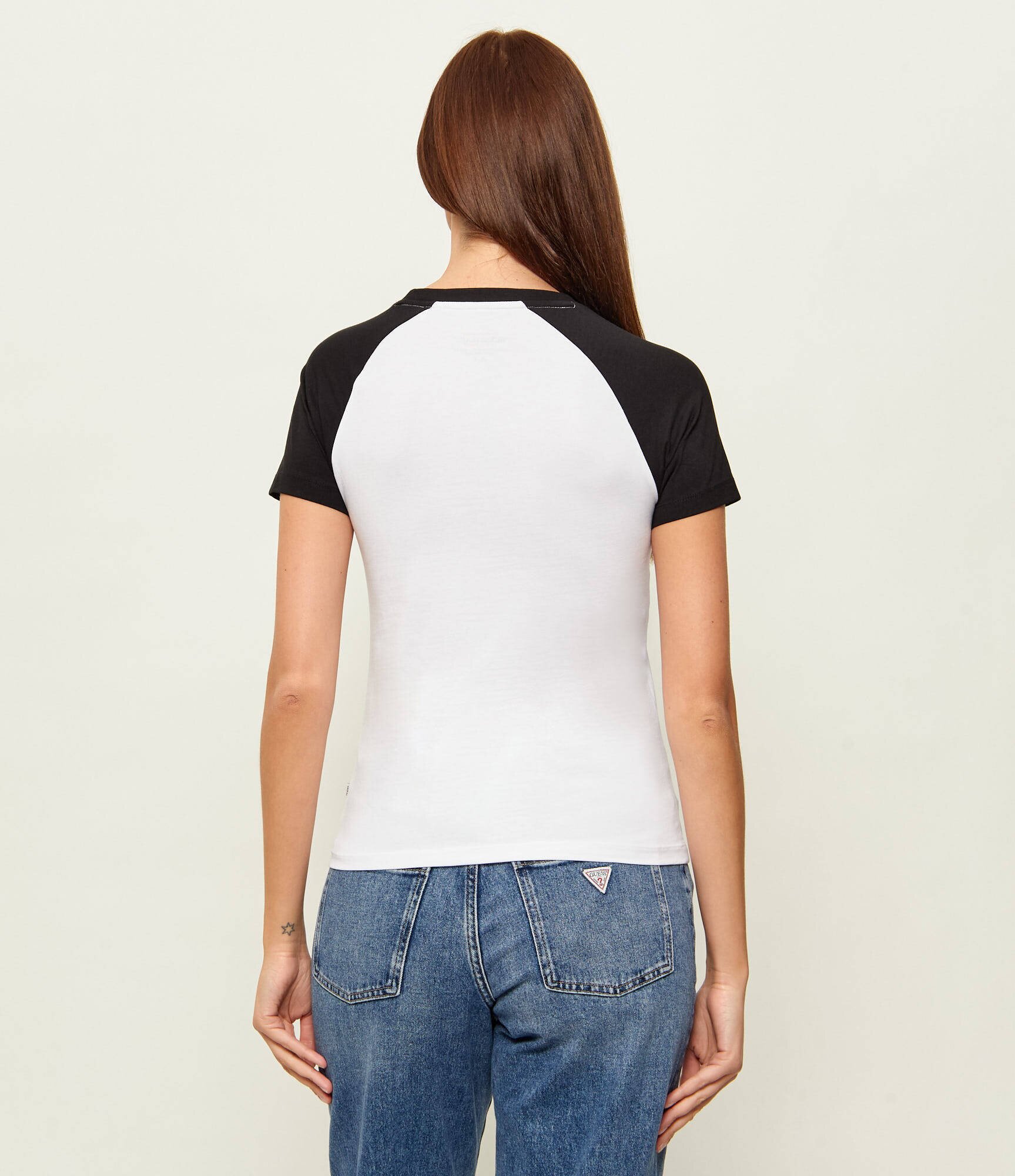 Guess Jeans Tricou RAGLAN | Slim Fit