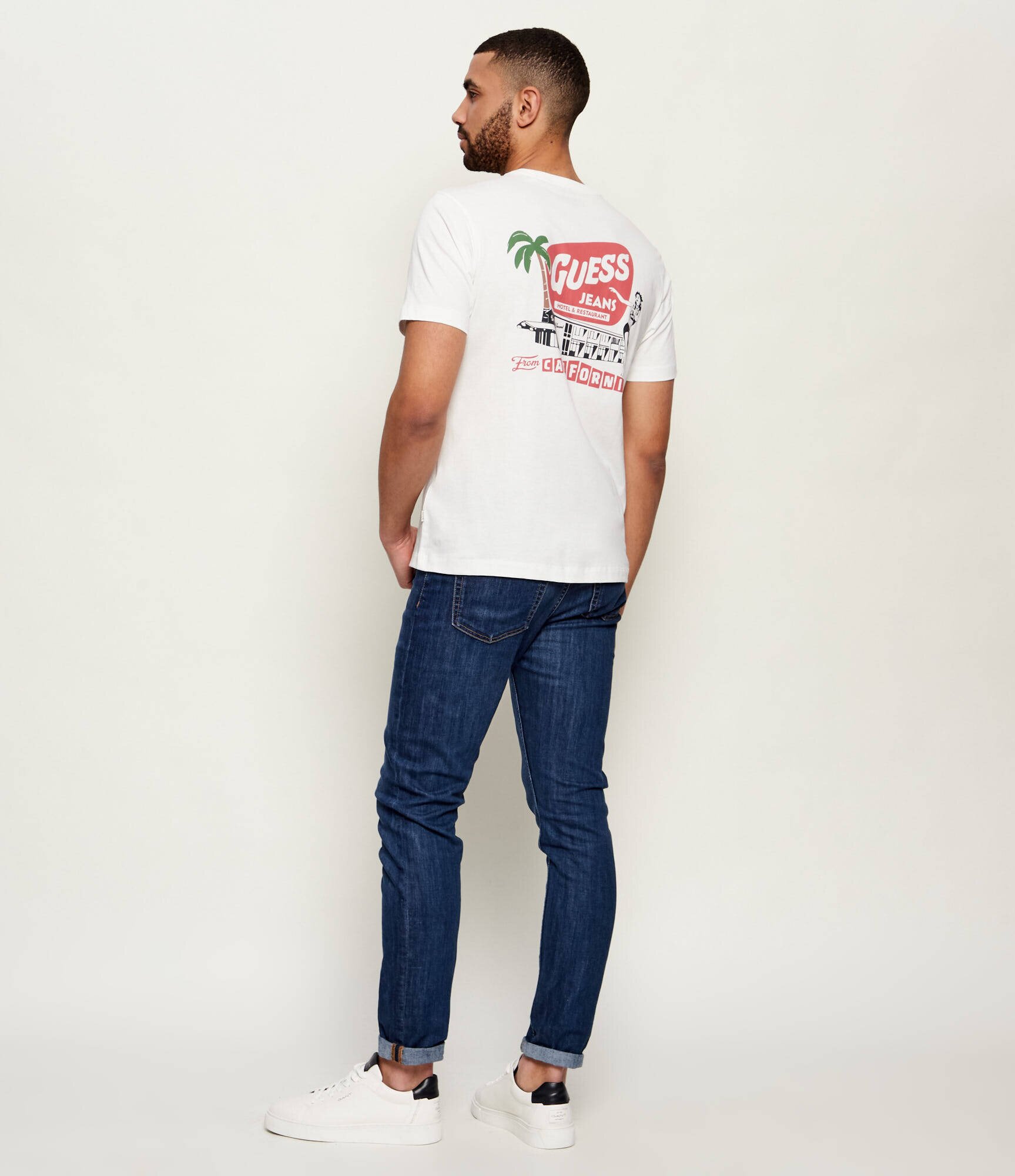 Guess Jeans Tricou WEST COAST HOTEL | regular fit