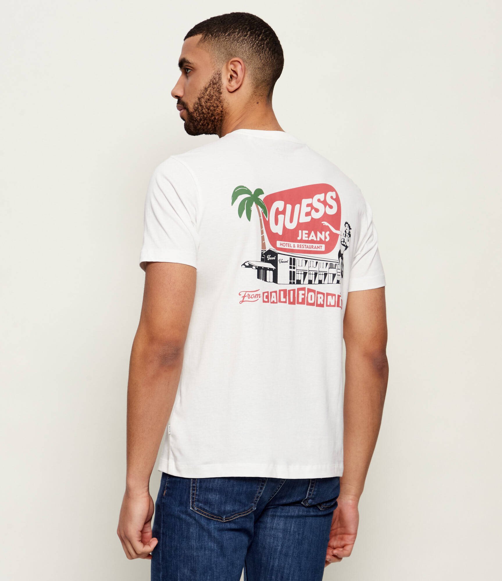Guess Jeans Tricou WEST COAST HOTEL | regular fit