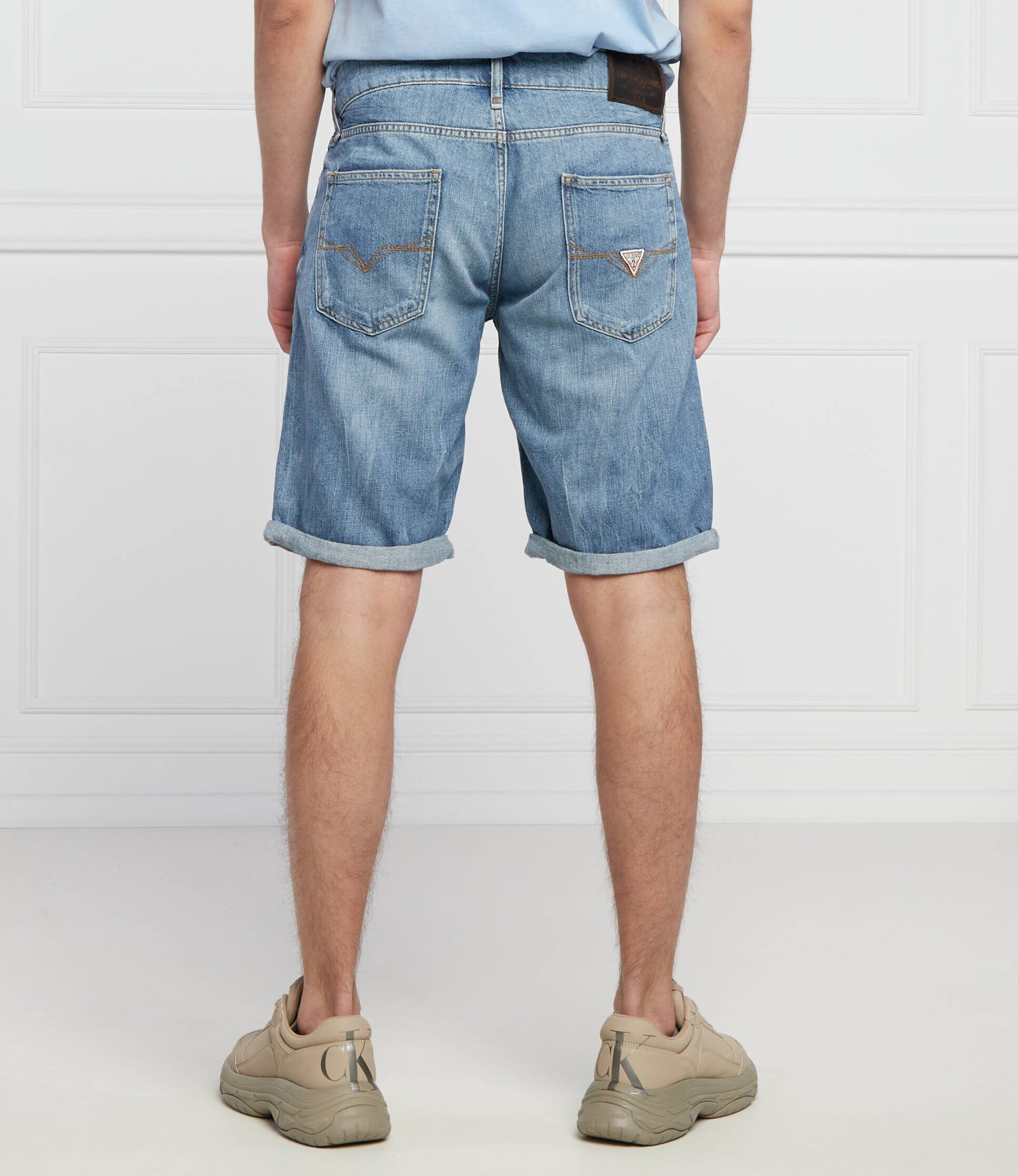 Guess Pantaloni scurți Sonny | Regular Fit | cu adaos de in
