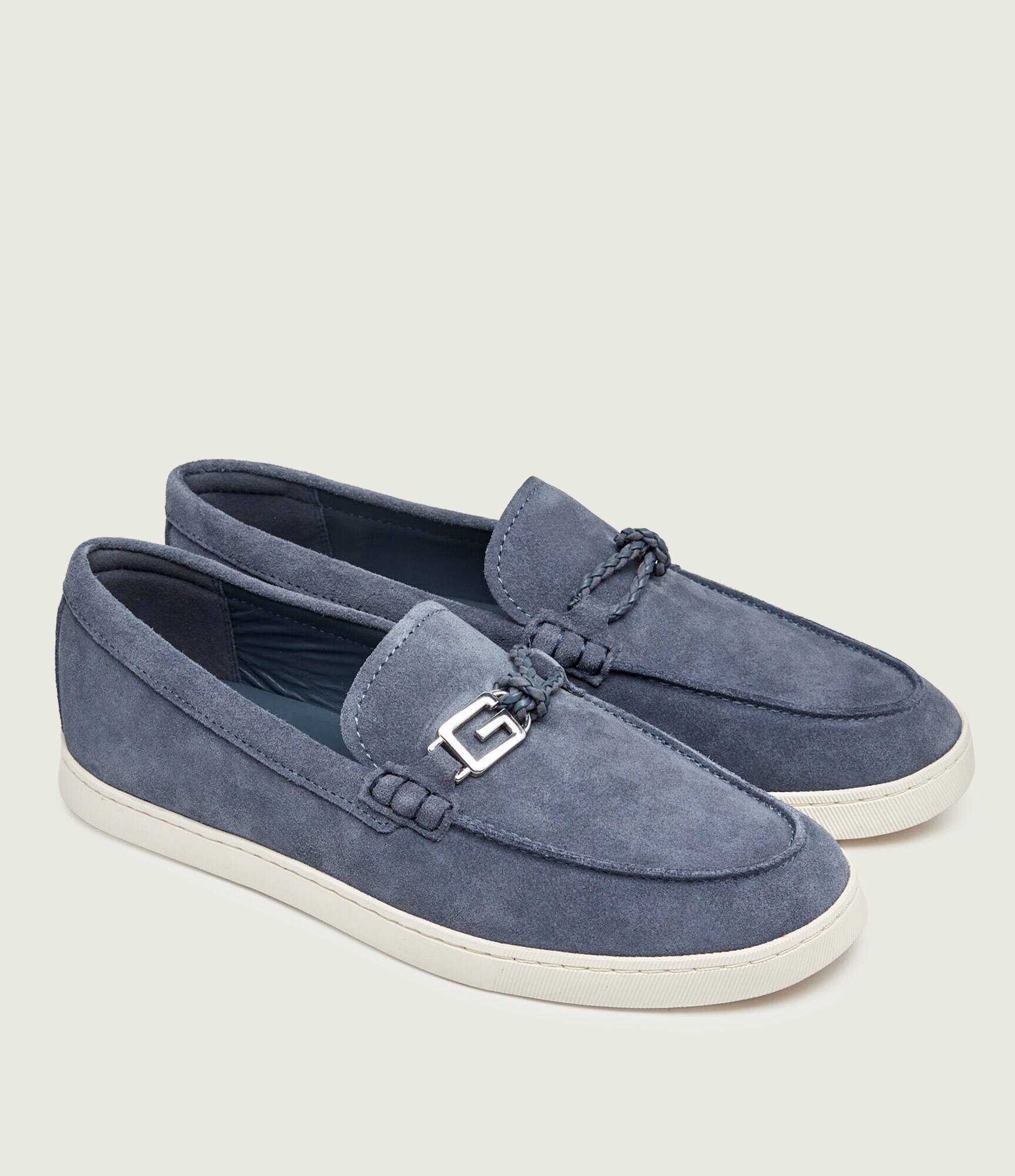 Guess Pantofi loafer HEAWS | piele întoarsă