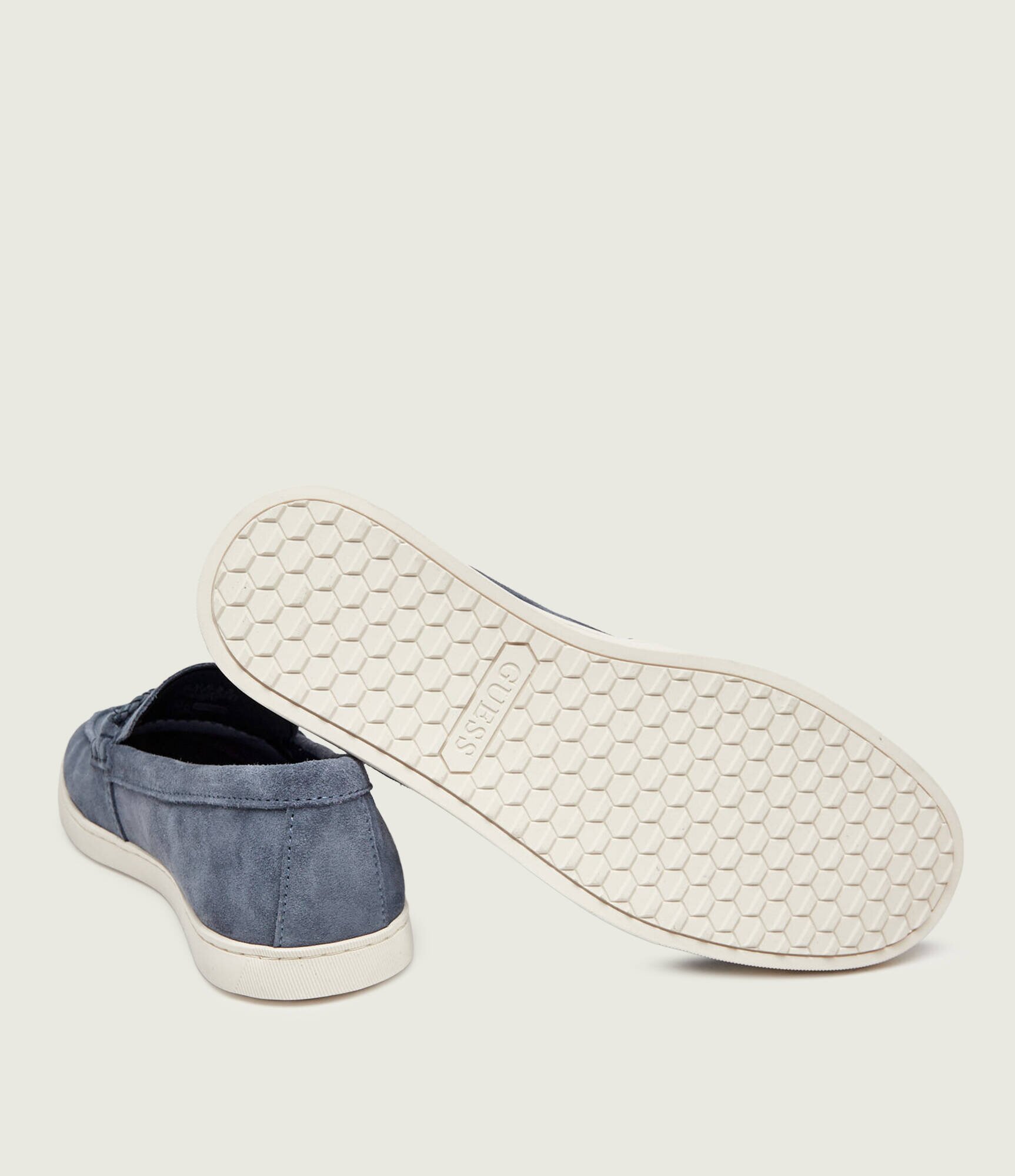 Guess Pantofi loafer HEAWS | piele întoarsă