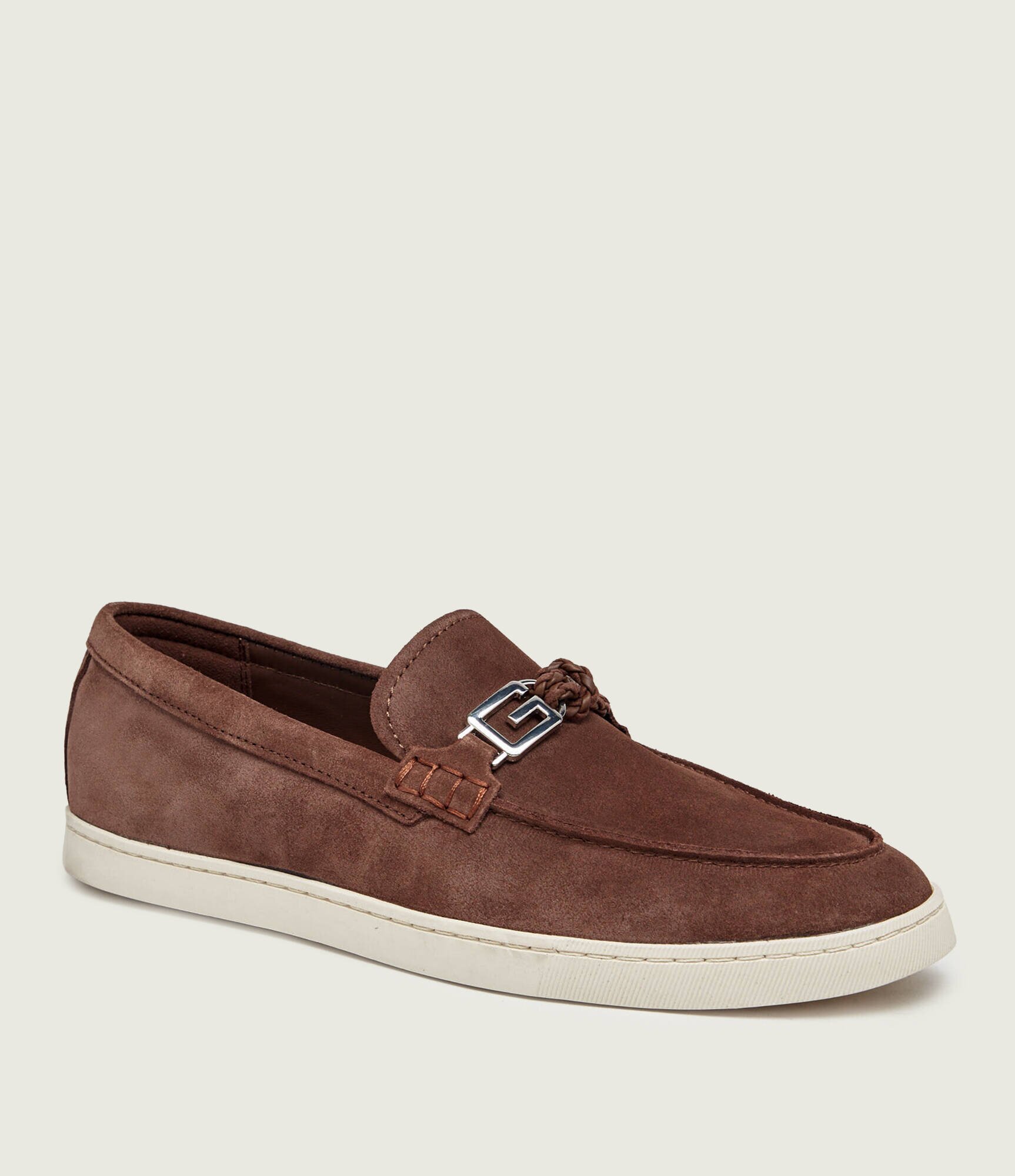 Guess Pantofi loafer HEAWS | piele întoarsă