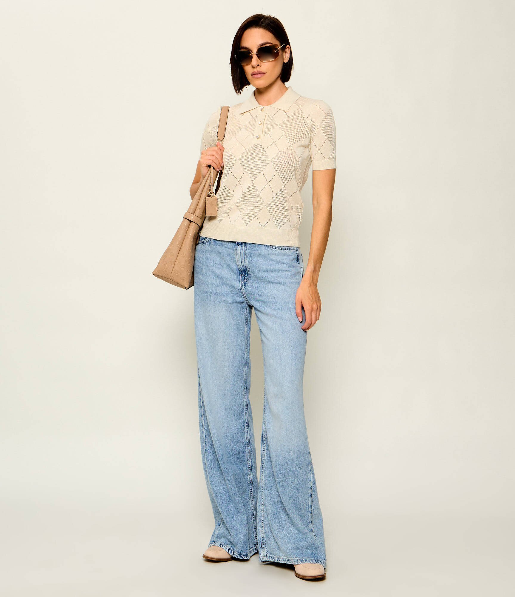 Guess Polo Melody | regular fit cu adaos de lână