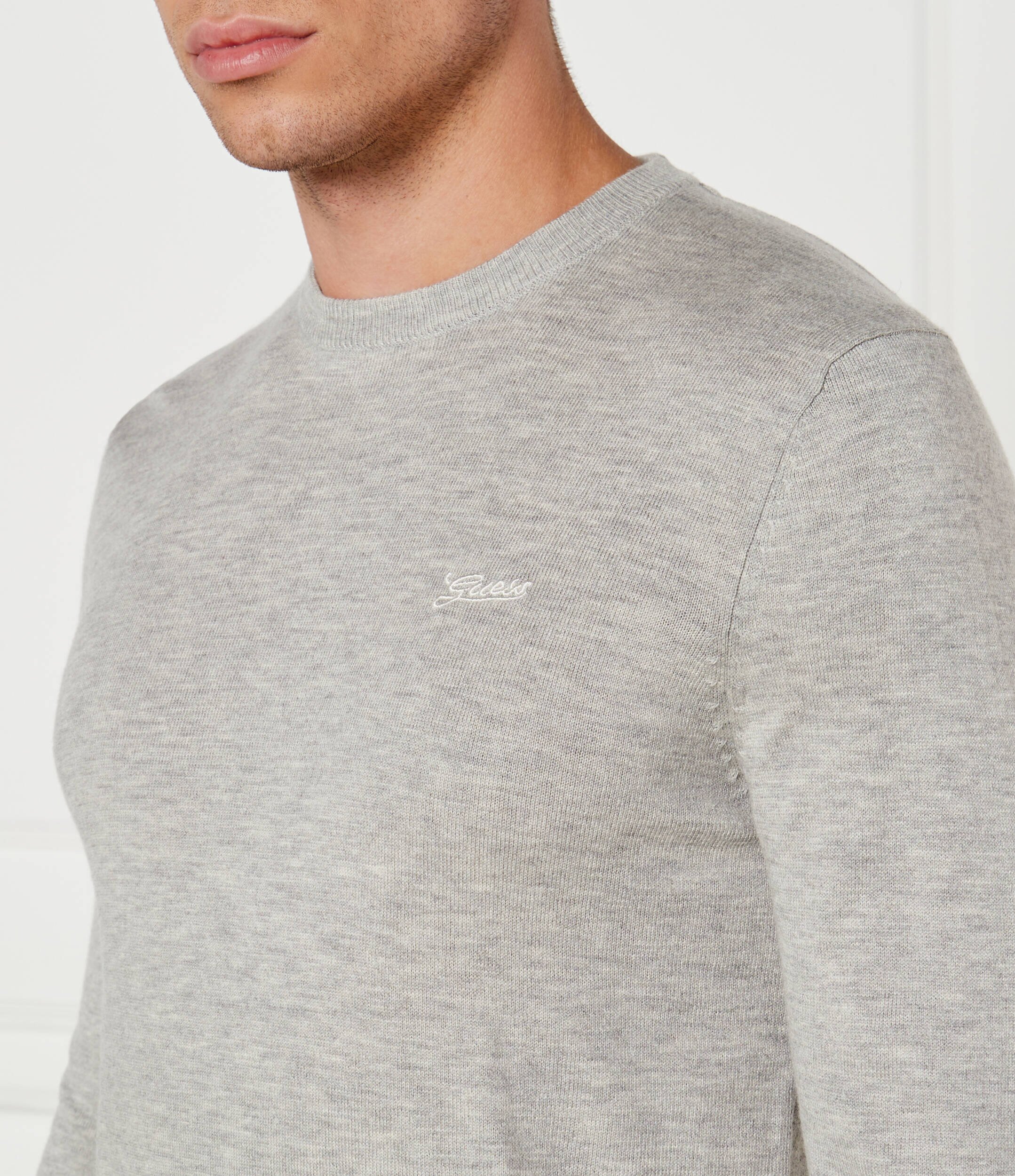 Guess Pulover DANIEL | Regular Fit cu adaos de mătase