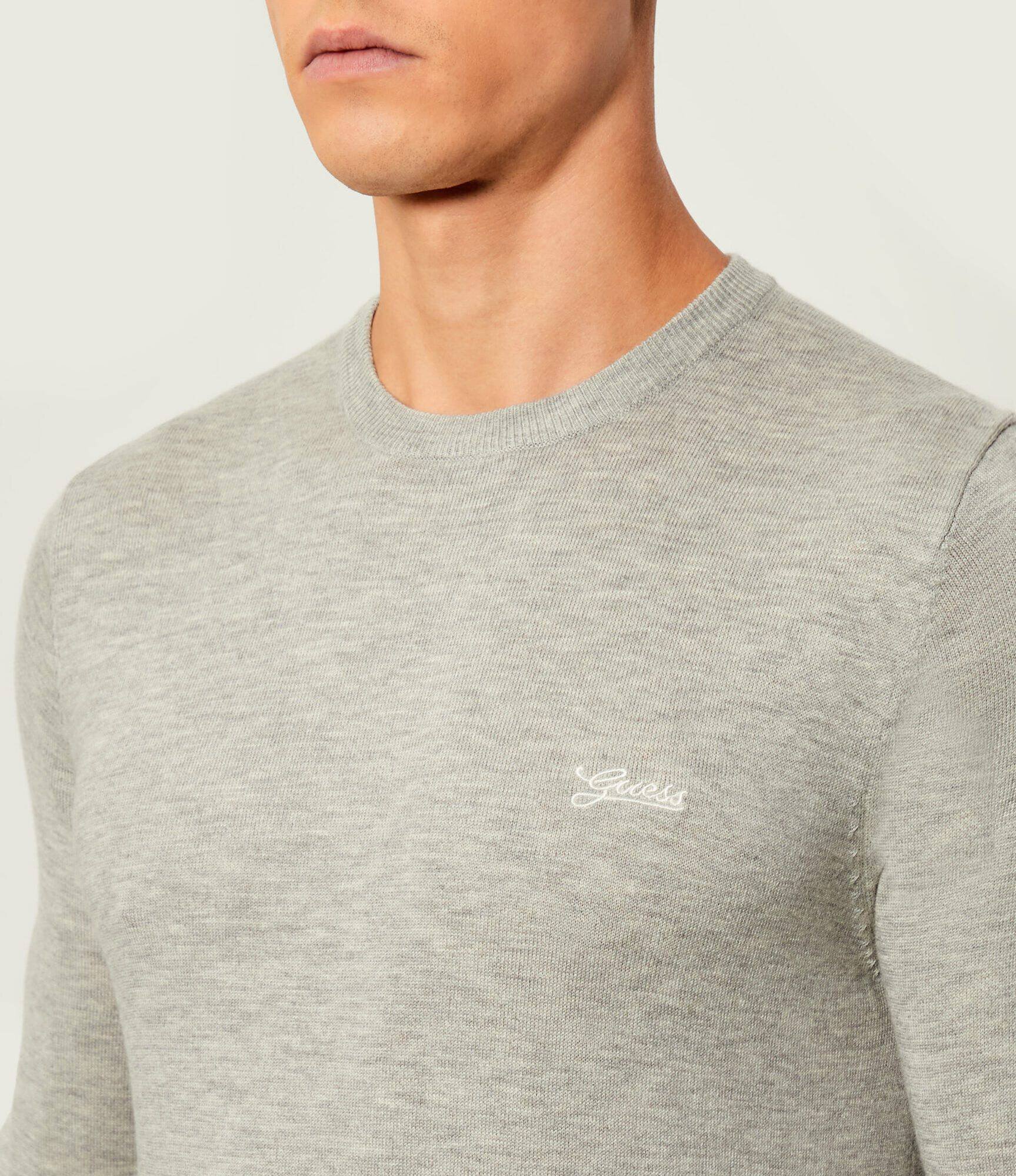 Guess Pulover DANIEL | Slim Fit cu adaos de mătase