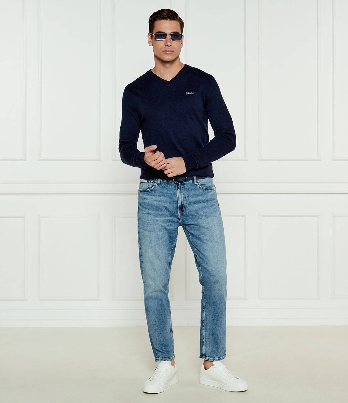 Guess Pulover DAREN | Regular Fit cu adaos de lână