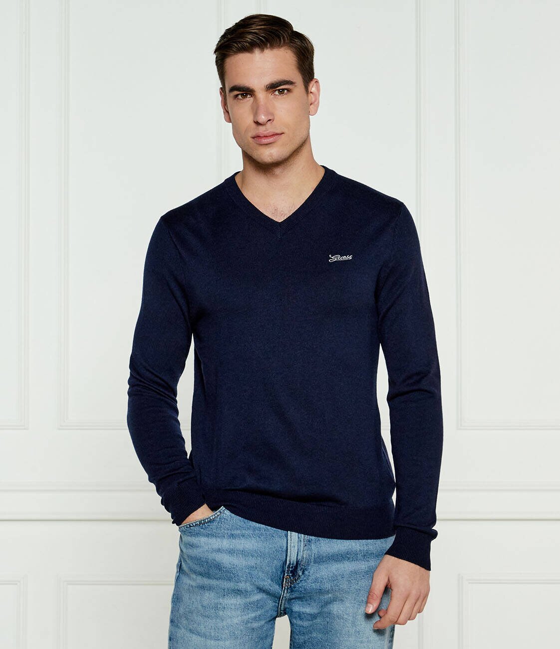 Guess Pulover DAREN | Regular Fit cu adaos de lână