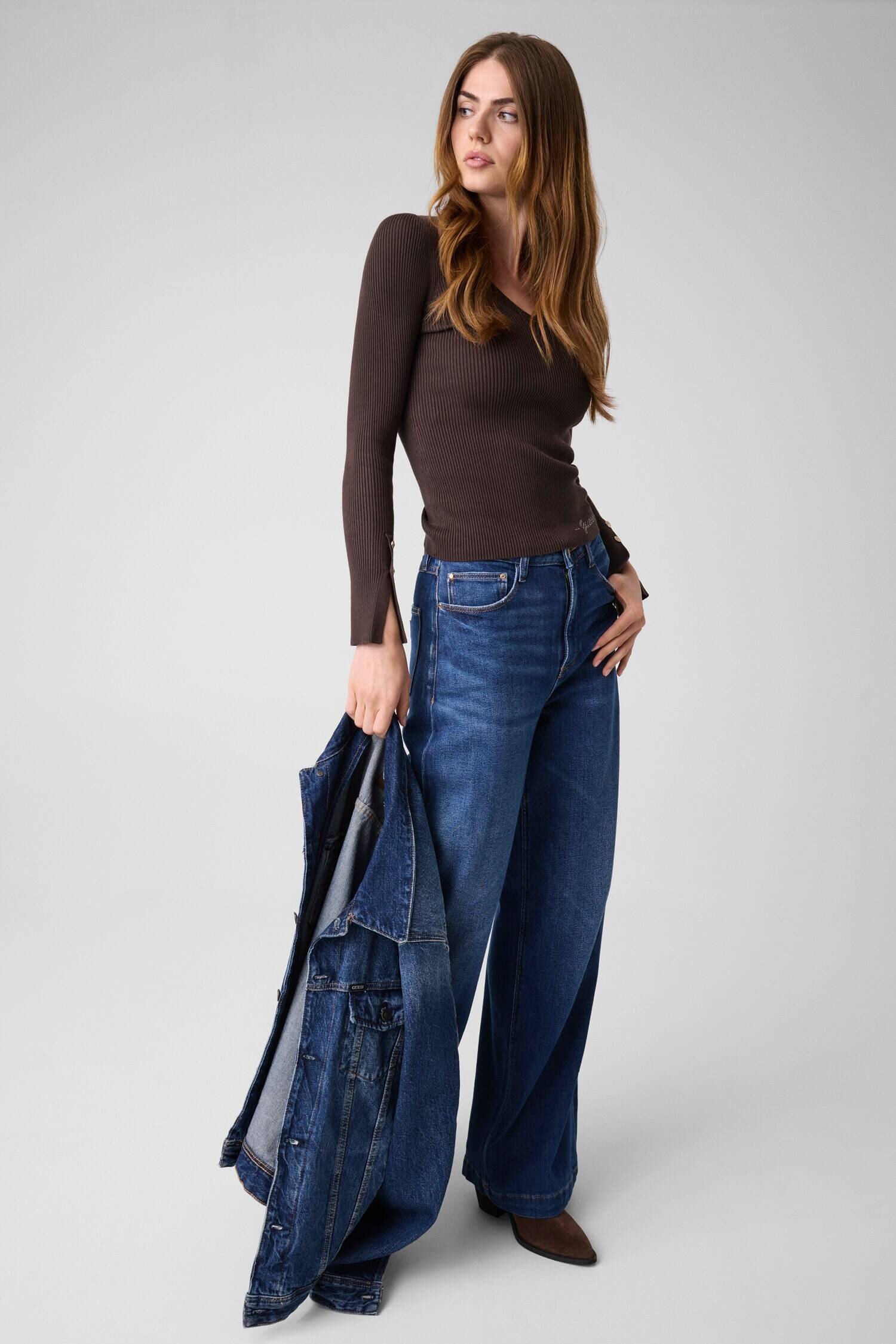 Guess Pulover Ellie | Slim Fit