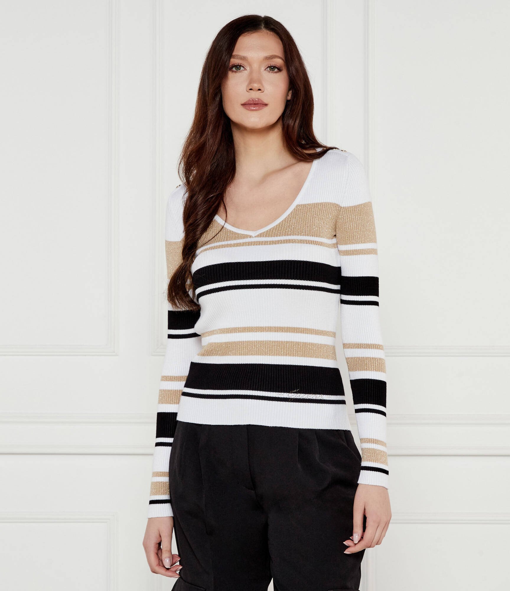 Guess Pulover Evie | Slim Fit