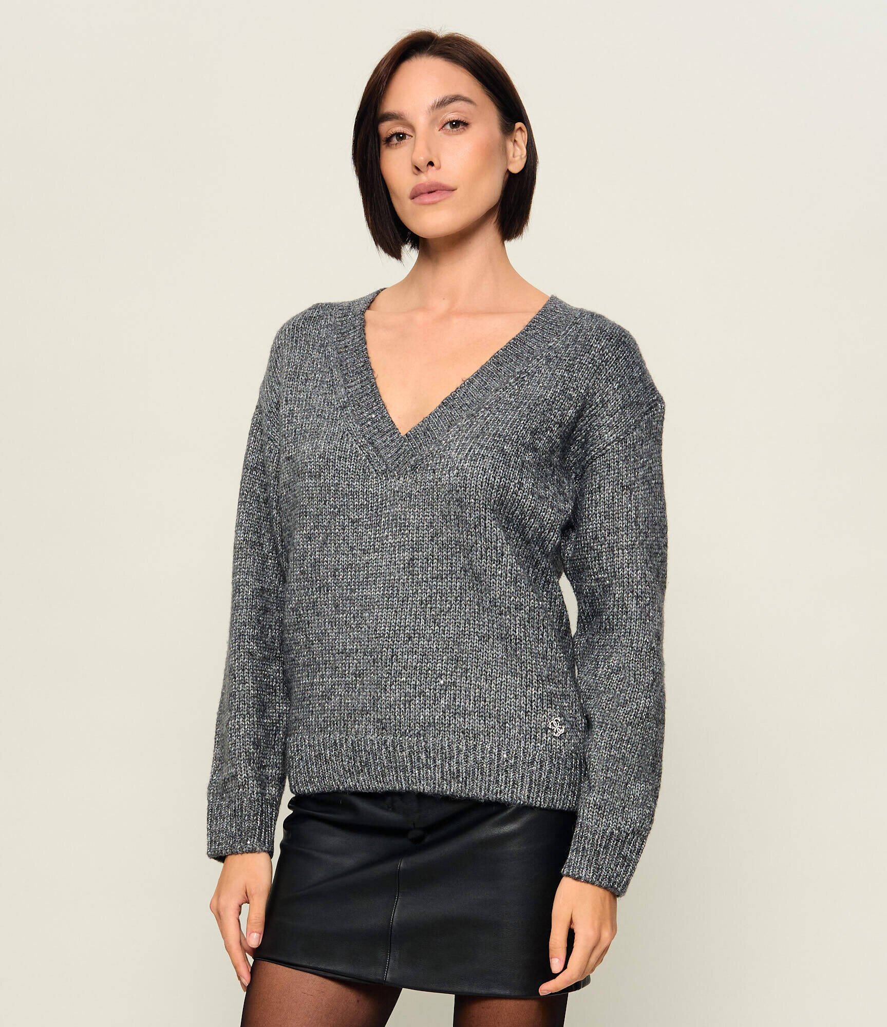 Guess Pulover Jolene | regular fit cu adaos de lână