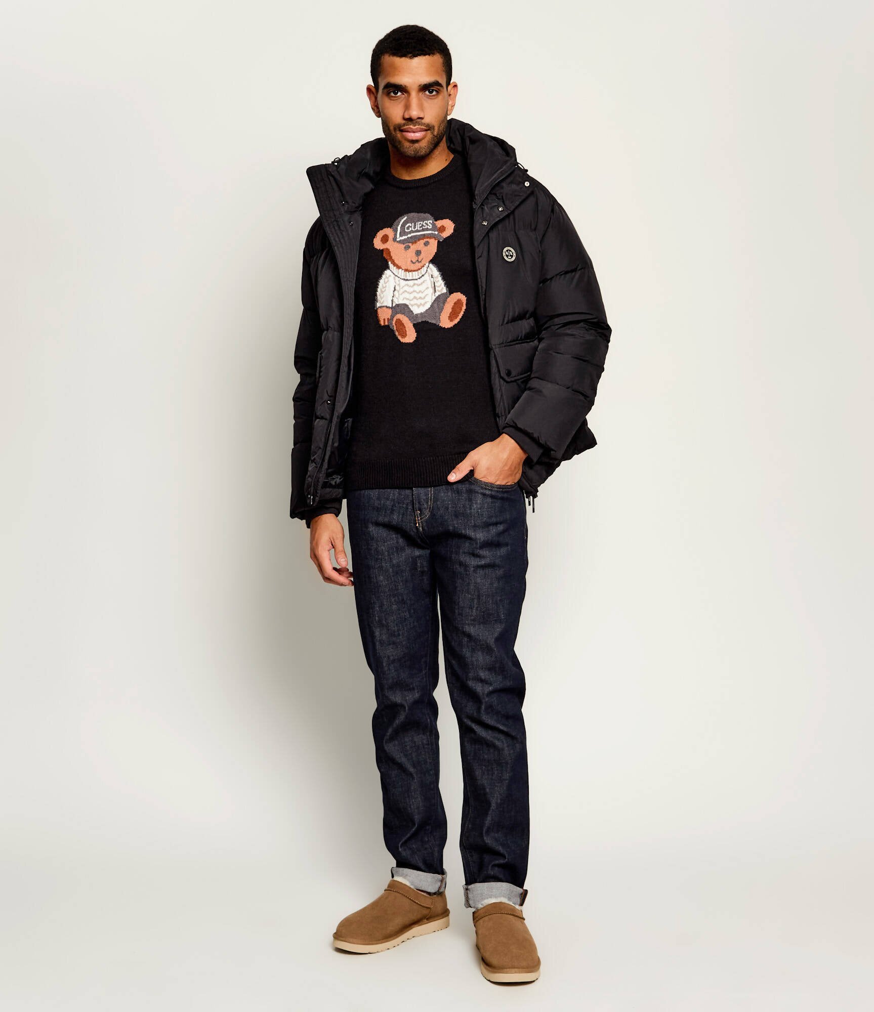 Guess Pulover Navin | Slim Fit